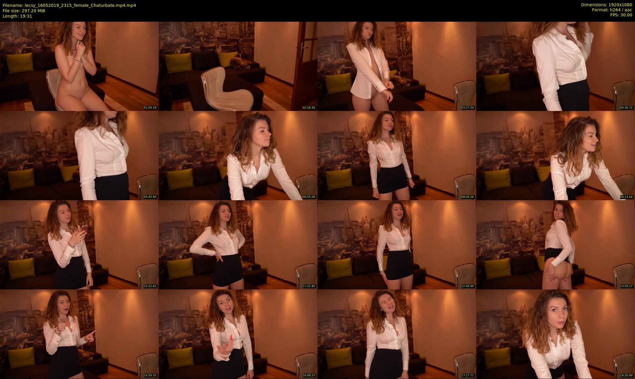 lecsy — 20 minute Chaturbate female cam show recording, 1080p, May 16, 2019