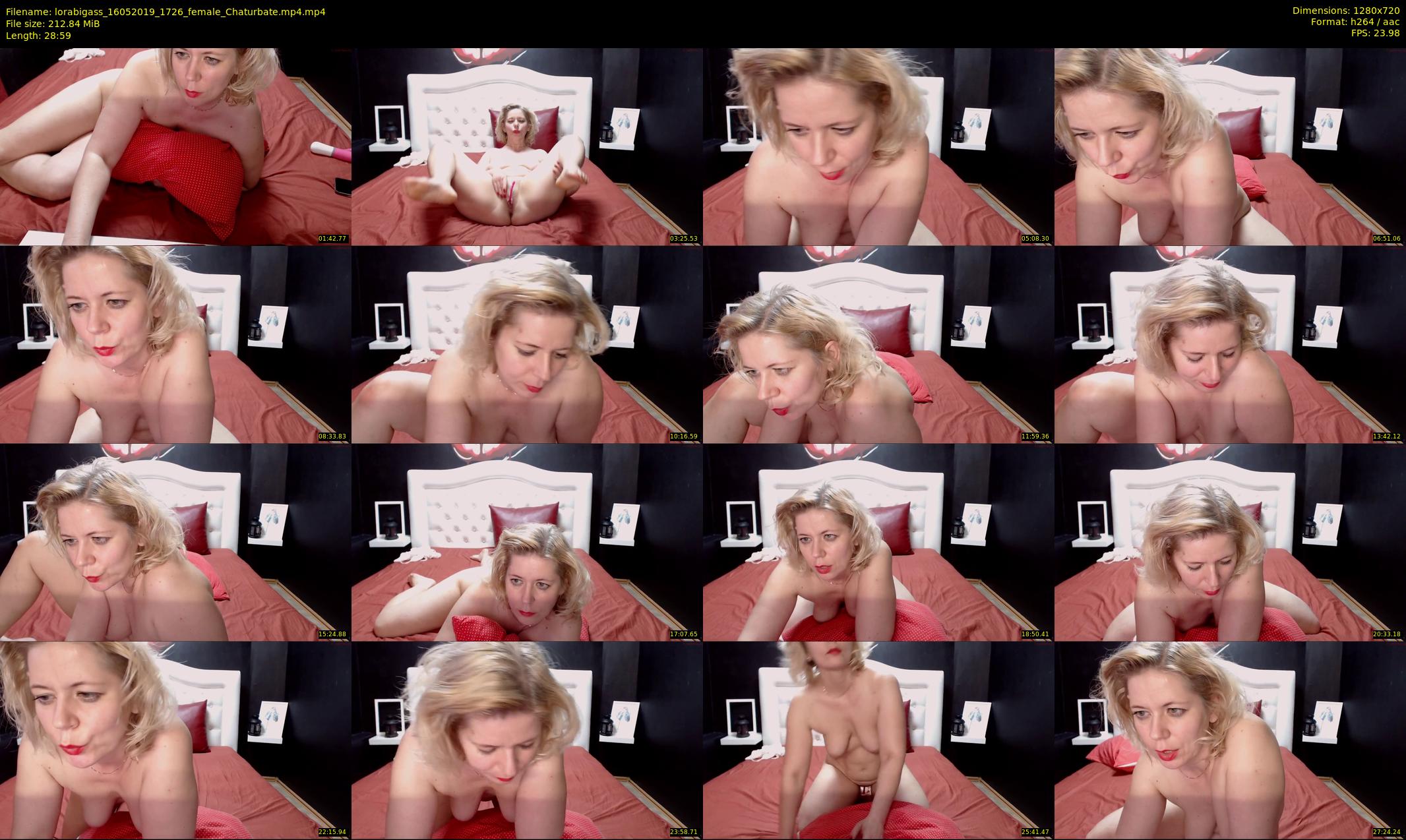 lorabigass — 29 minute Chaturbate female cam show recording, 720p, May 16, 2019