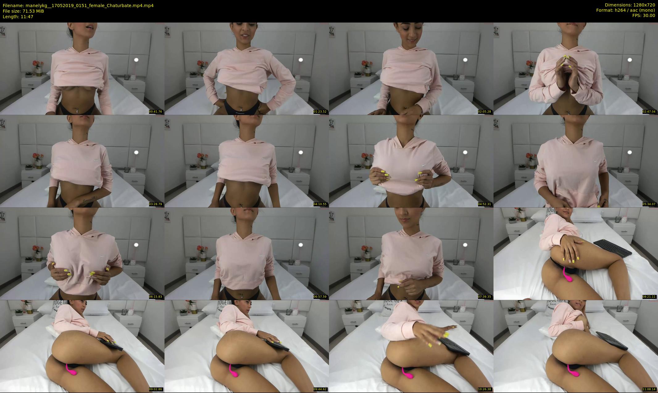 manelykg_ — 12 minute Chaturbate female cam show recording, 720p, May 17, 2019