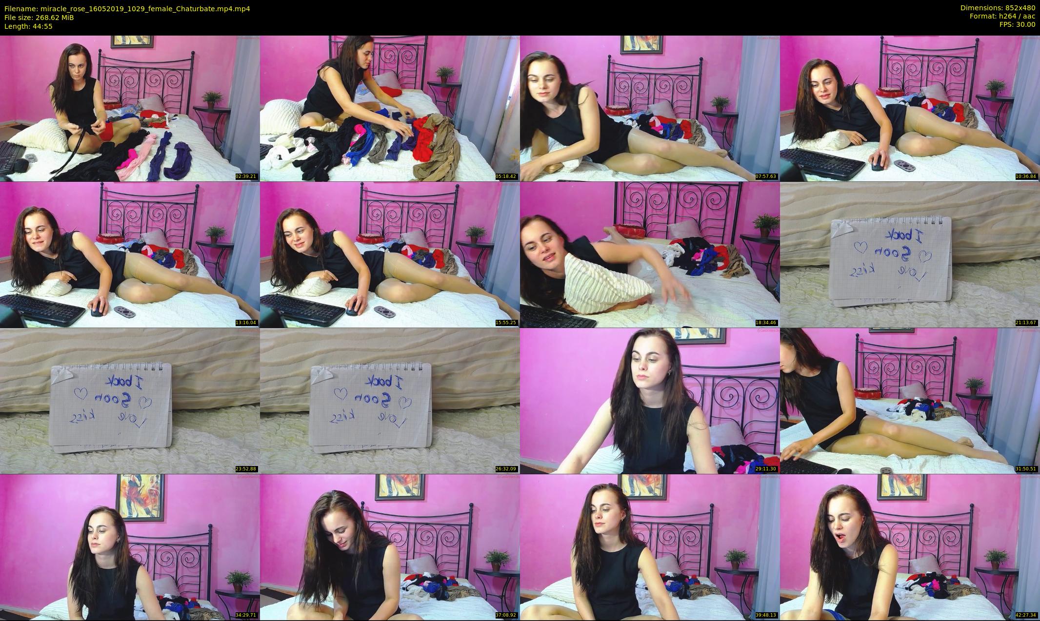 miracle_rose — 45 minute Chaturbate female cam show recording, 480p, May 16, 2019