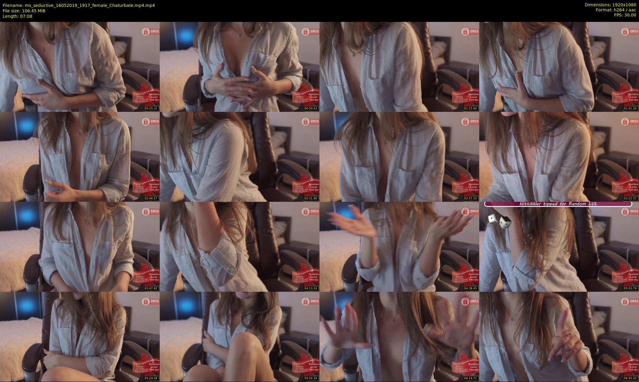 ms_seductive — 8 minute Chaturbate female cam show recording, 1080p, May 16, 2019