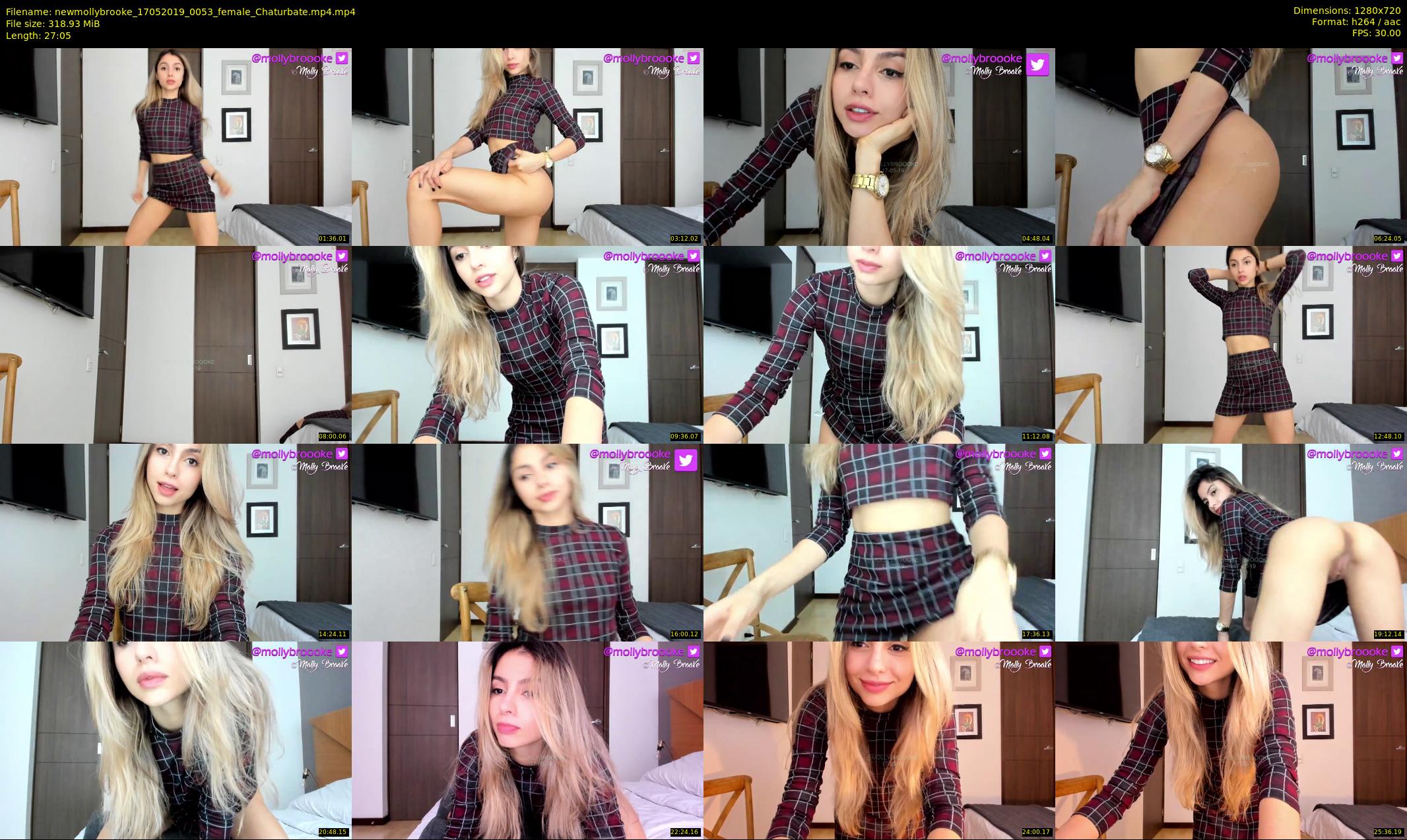 newmollybrooke — 28 minute Chaturbate female cam show recording, 720p, May 17, 2019