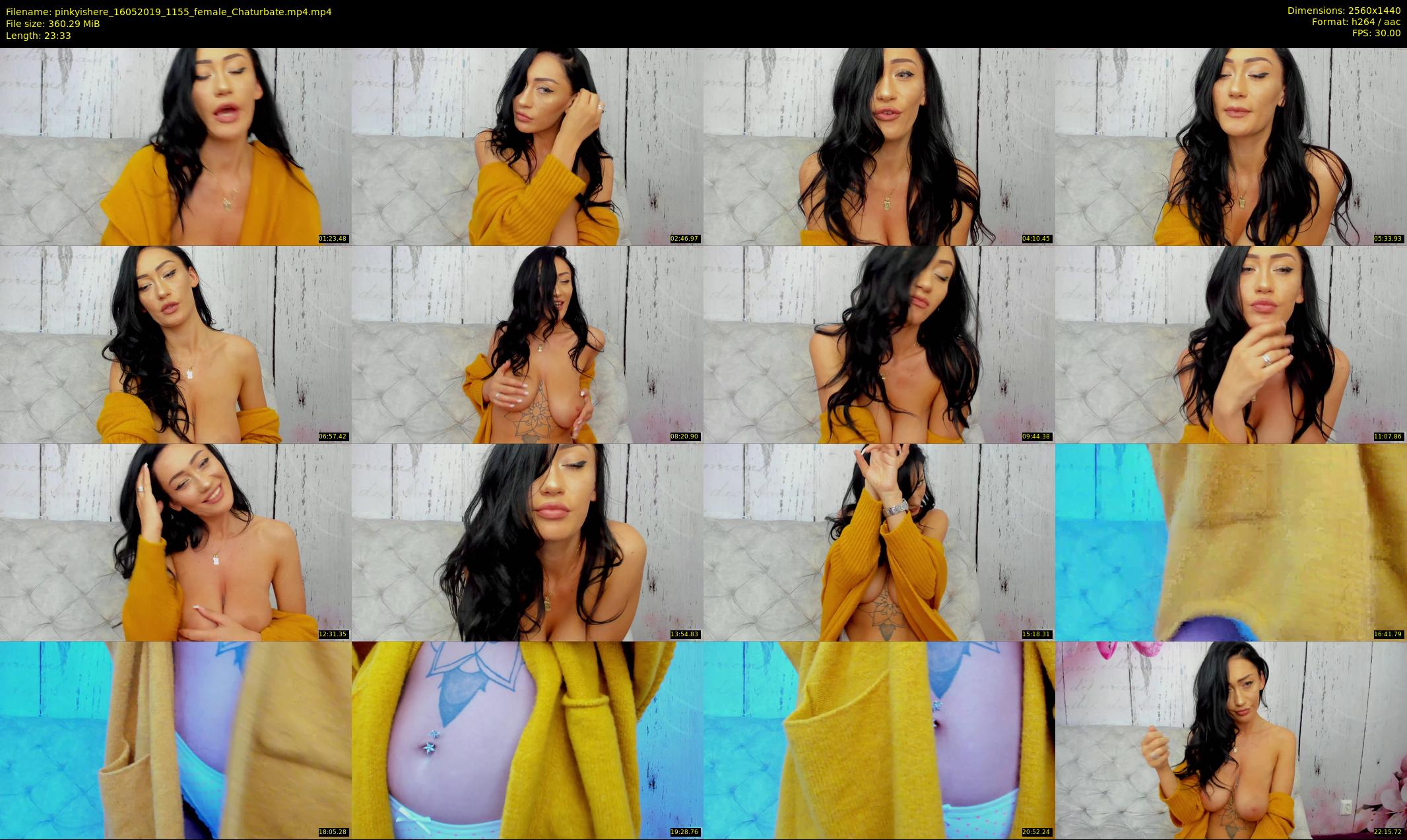 pinkyishere — 24 minute Chaturbate female cam show recording, 1080p, May 16, 2019