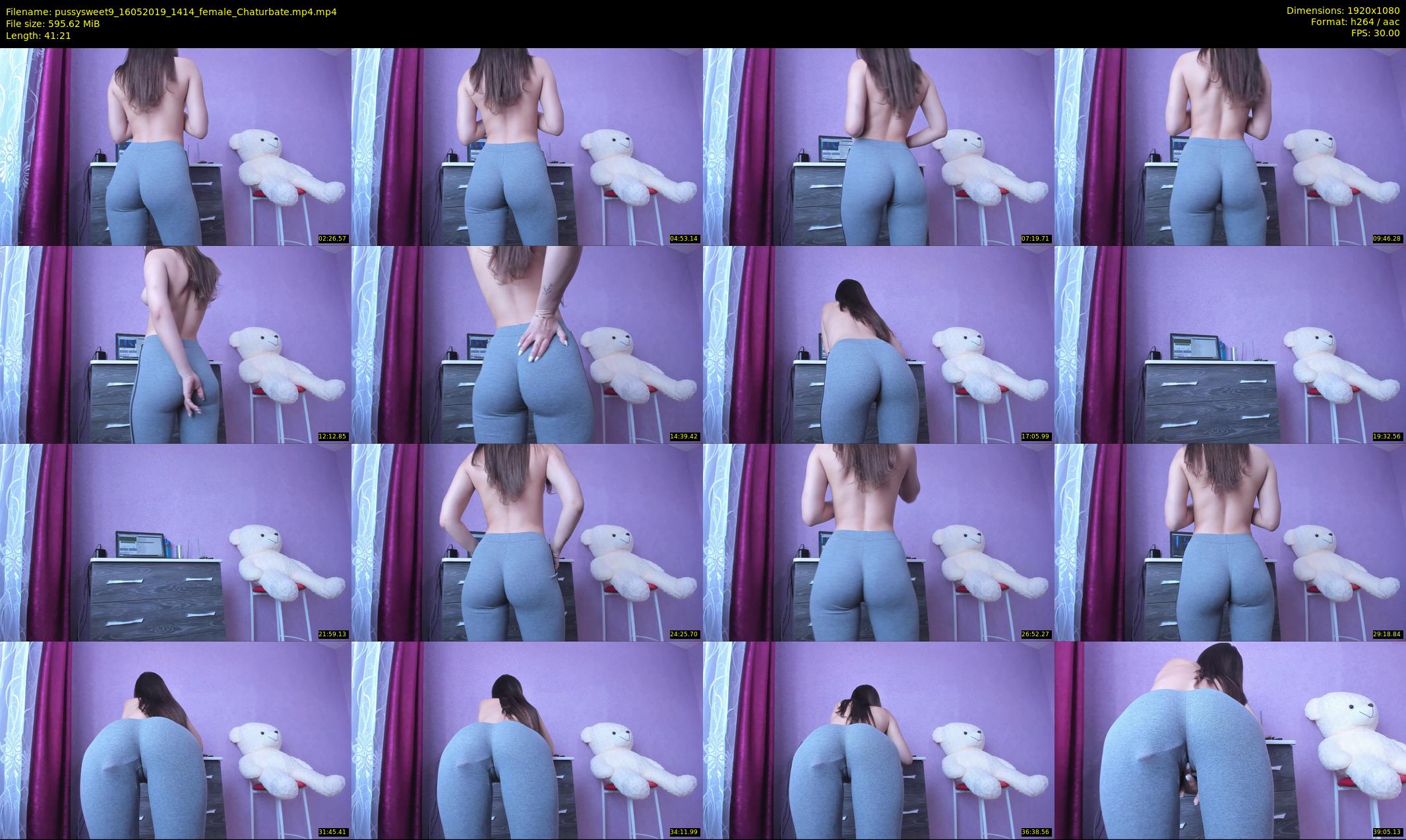 pussysweet9 — 42 minute Chaturbate female cam show recording, 1080p, May 16, 2019