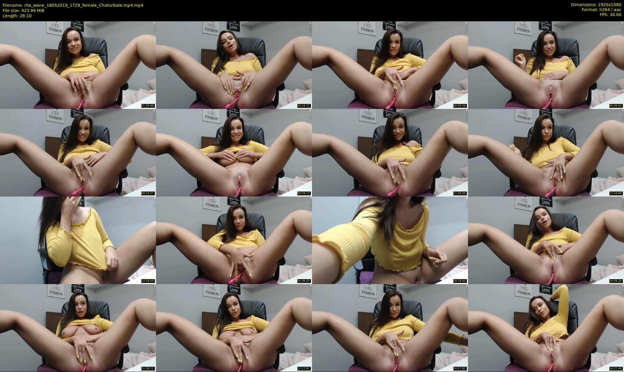 rita_wane — 29 minute Chaturbate female cam show recording, 1080p, May 16, 2019