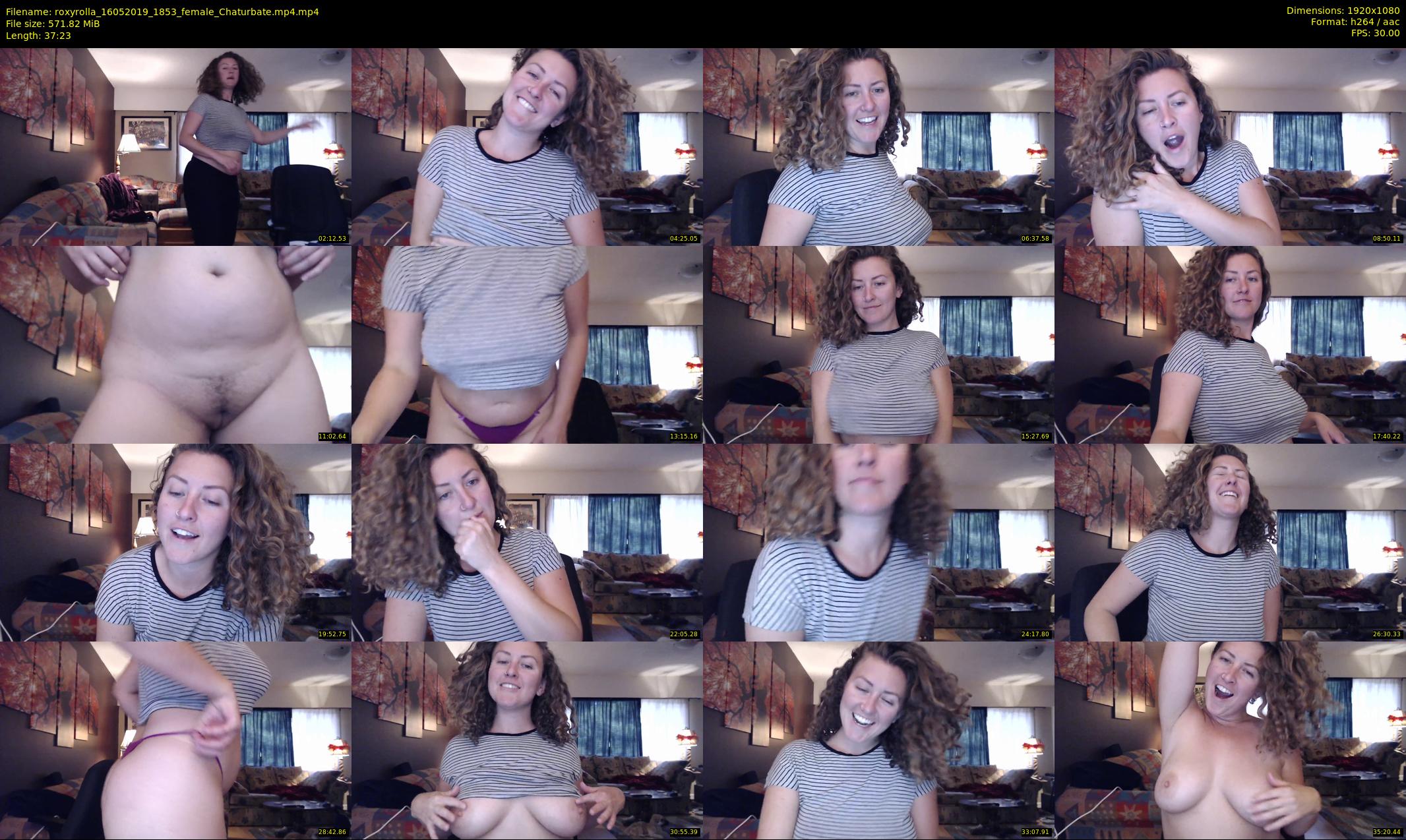 roxyrolla — 38 minute Chaturbate female cam show recording, 1080p, May 16, 2019