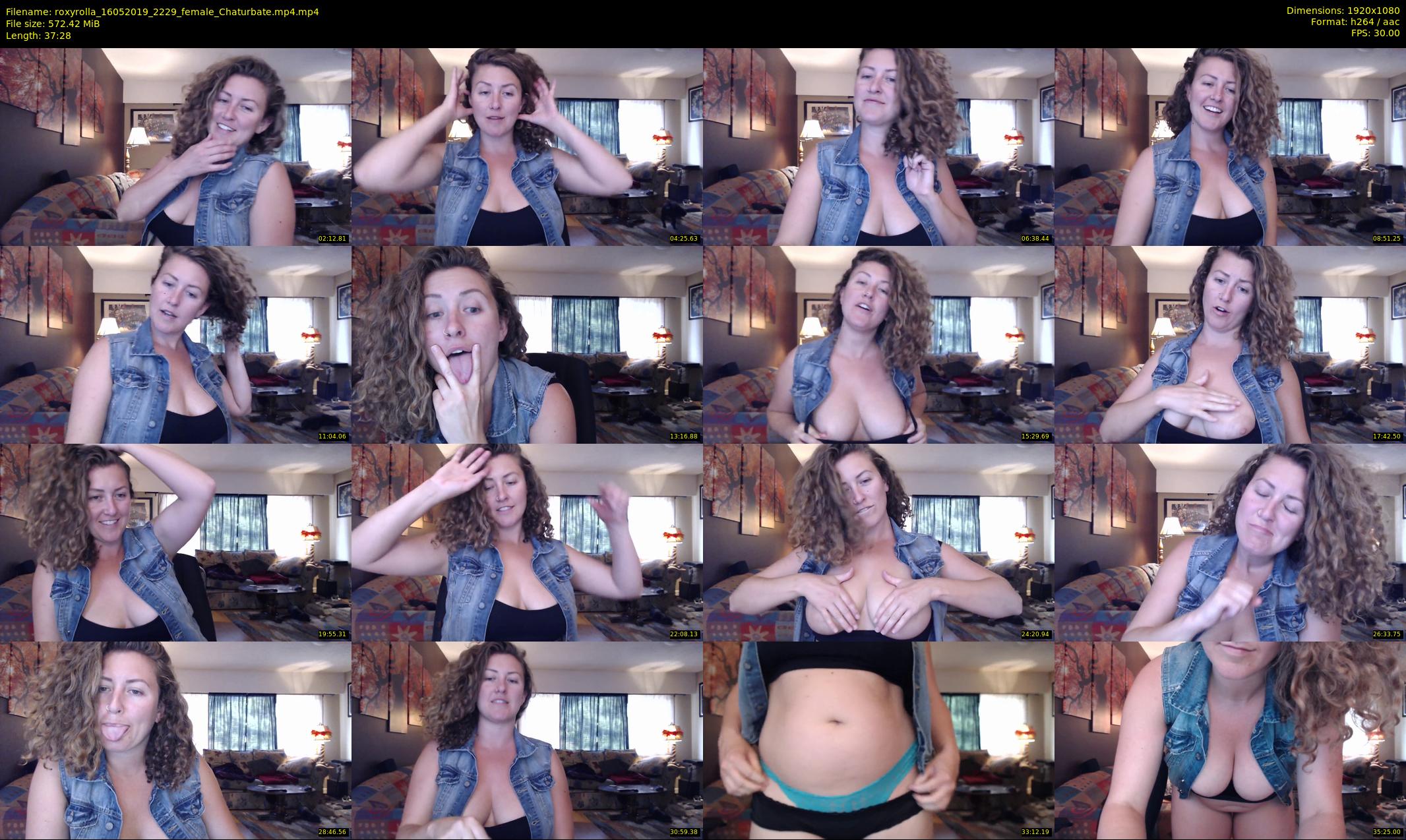 roxyrolla — 38 minute Chaturbate female cam show recording, 1080p, May 16, 2019