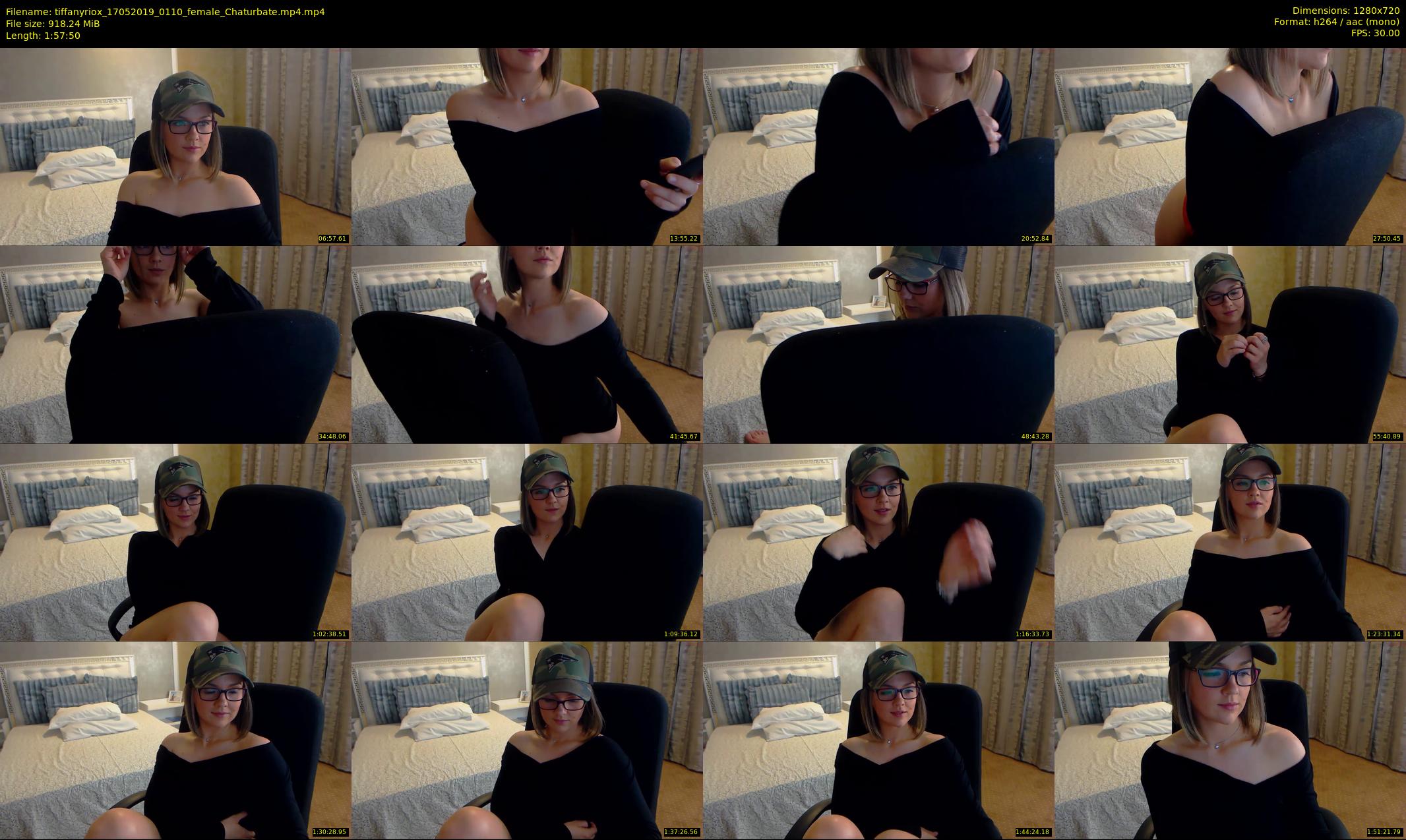 tiffanyriox — 118 minute Chaturbate female cam show recording, 720p, May 17, 2019