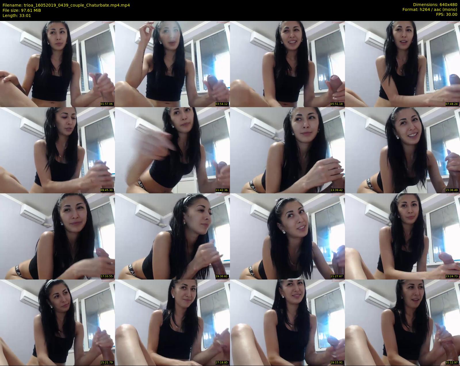 trioa — 34 minute Chaturbate couple cam show recording, 480p, May 16, 2019