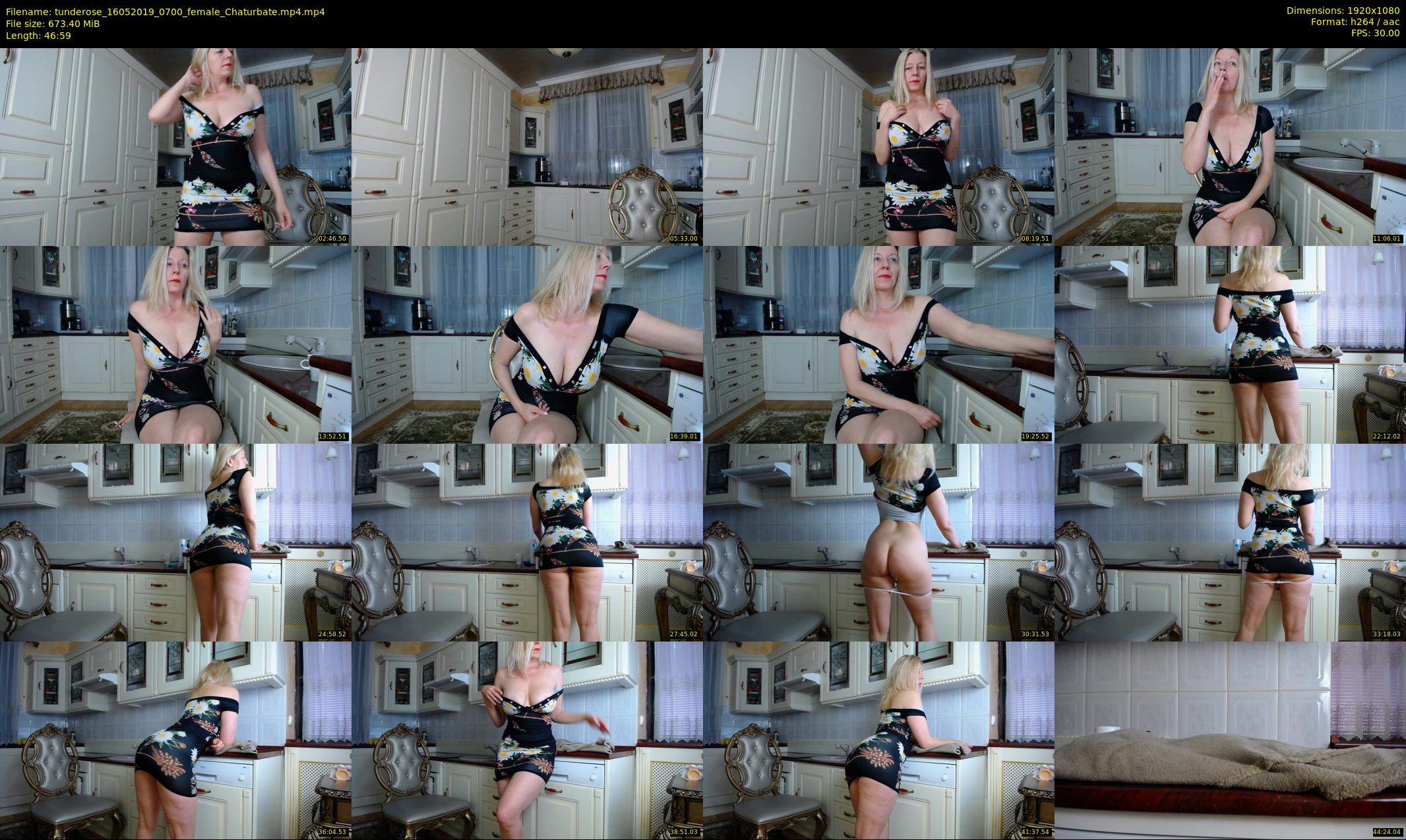tunderose — 47 minute Chaturbate female cam show recording, 1080p, May 16, 2019
