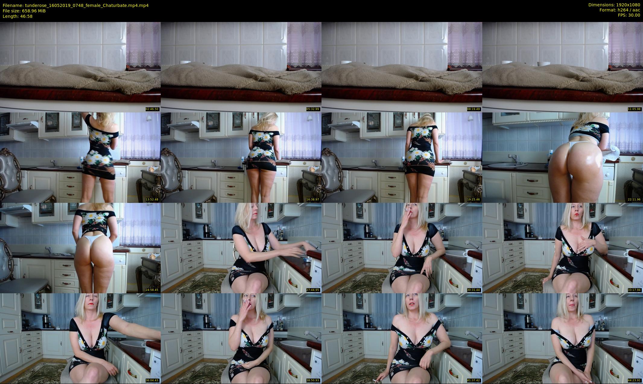 tunderose — 47 minute Chaturbate female cam show recording, 1080p, May 16, 2019