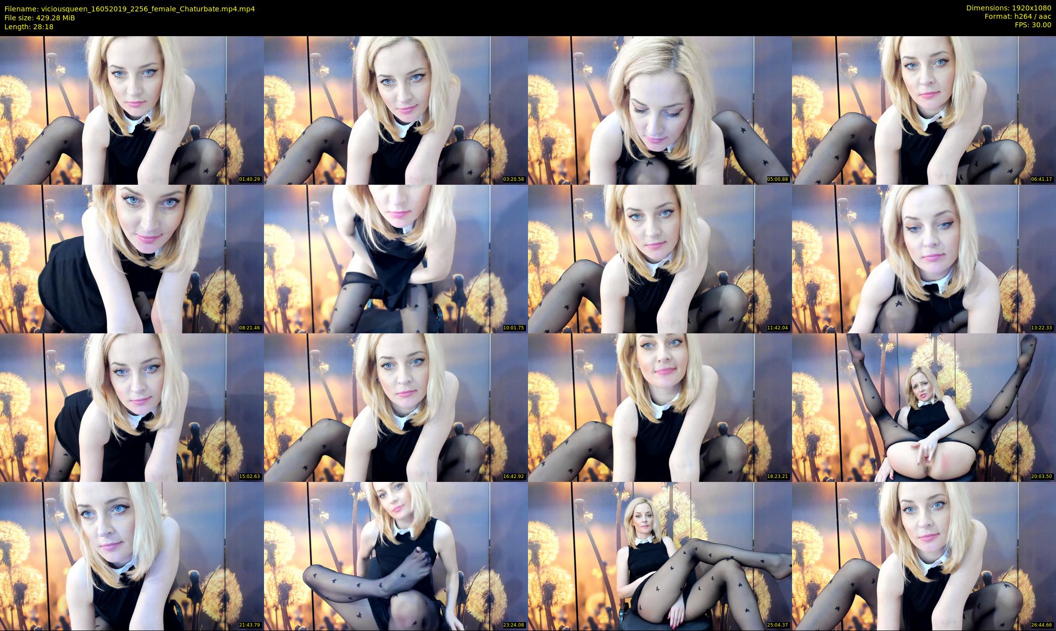 viciousqueen — 29 minute Chaturbate female cam show recording, 1080p, May 16, 2019