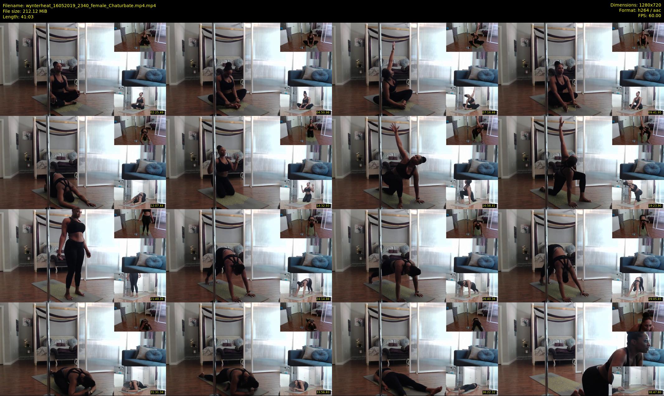 wynterheat — 42 minute Chaturbate female cam show recording, 720p, May 16, 2019