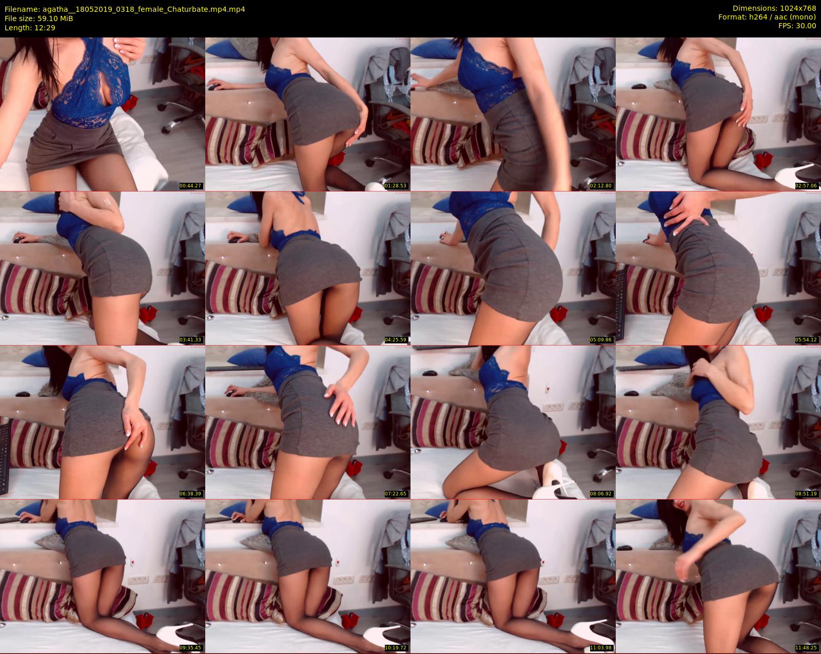 agatha_ — 13 minute Chaturbate female cam show recording, 720p, May 18, 2019