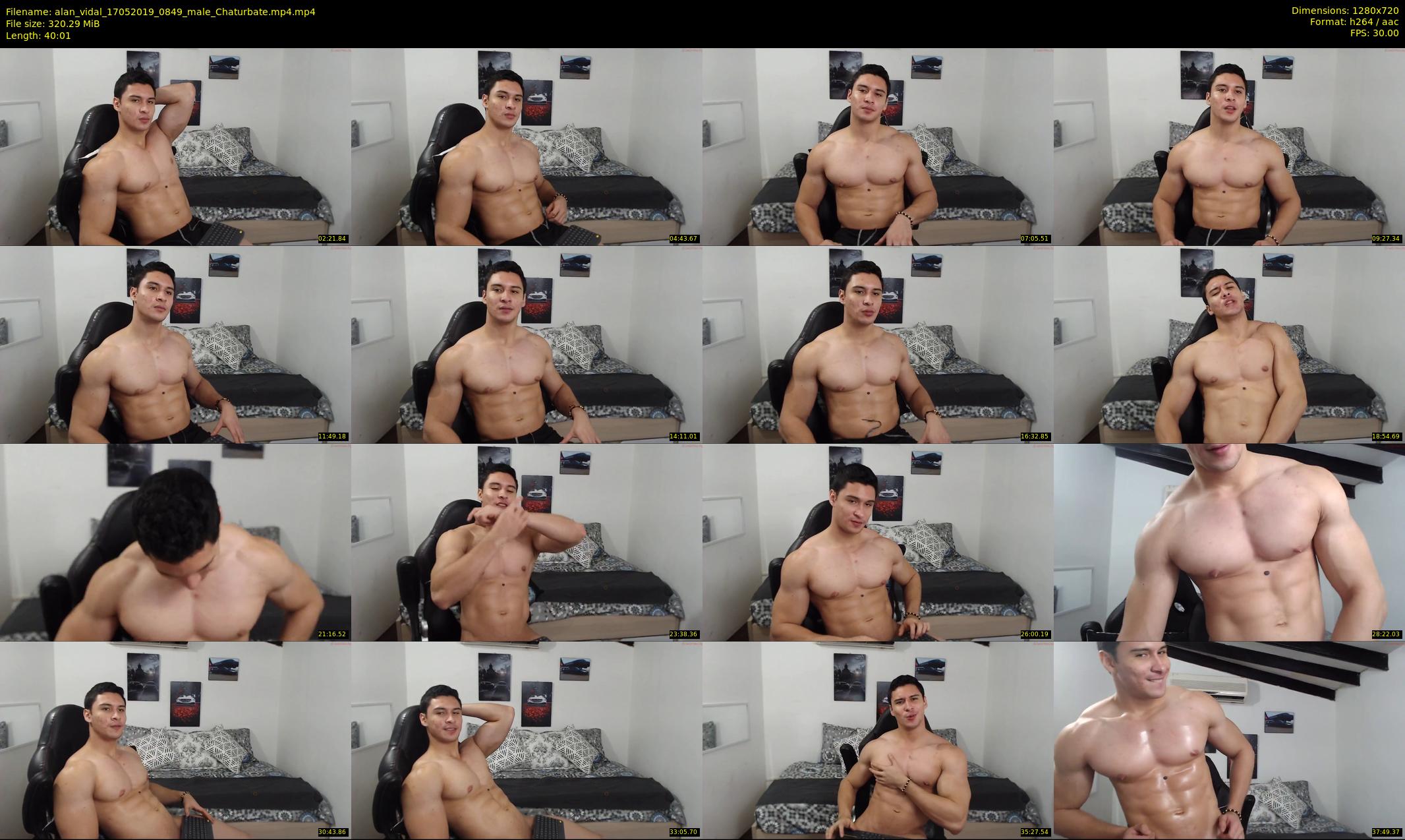 alan_vidal — 41 minute Chaturbate male cam show recording, 720p, May 17, 2019