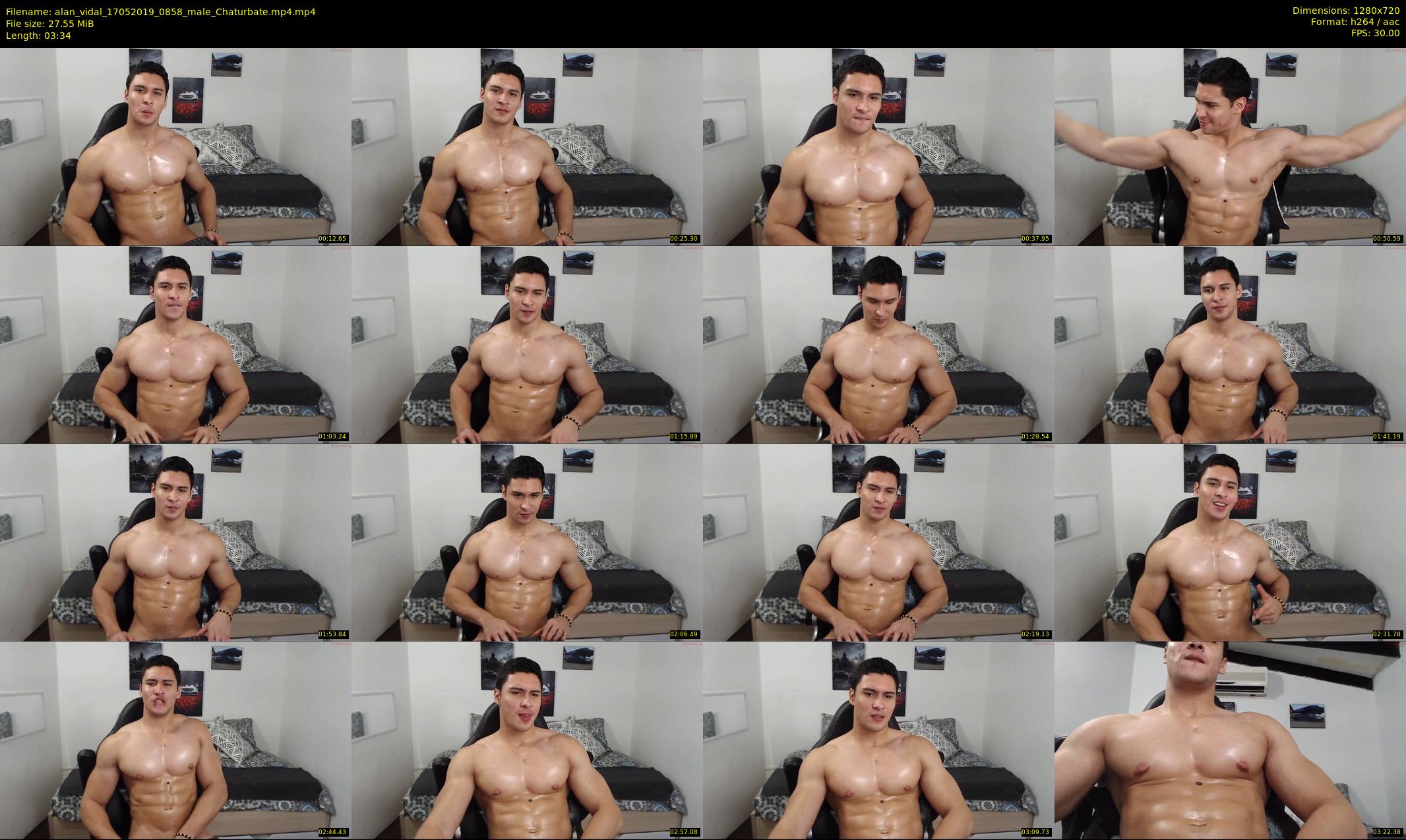 alan_vidal — 4 minute Chaturbate male cam show recording, 720p, May 17, 2019