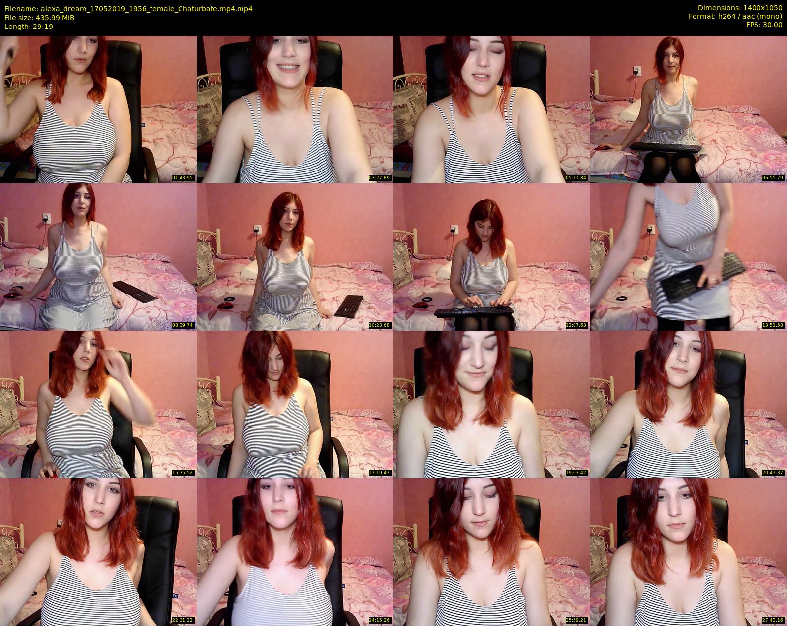 alexa_dream — 30 minute Chaturbate female cam show recording, 720p, May 17, 2019