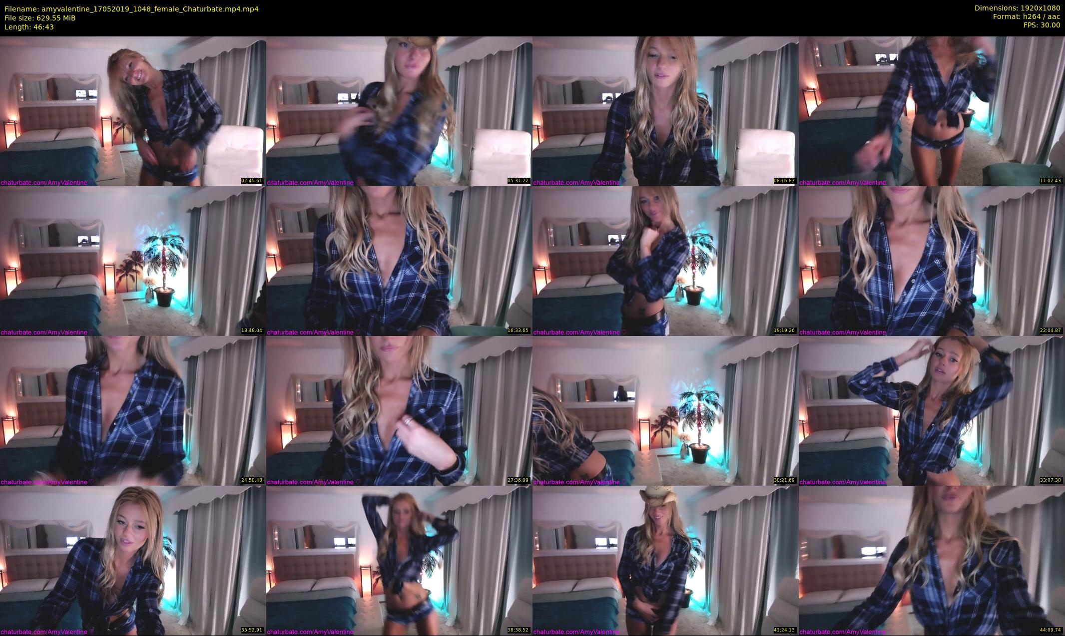 amyvalentine — 47 minute Chaturbate female cam show recording, 1080p, May 17, 2019