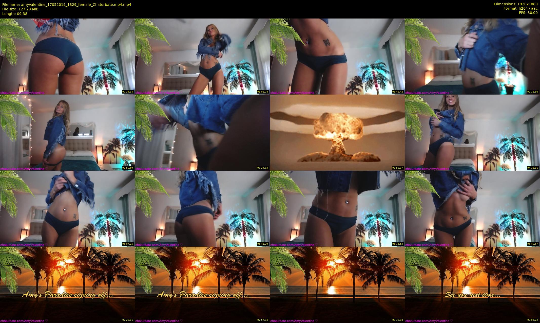 amyvalentine — 10 minute Chaturbate female cam show recording, 1080p, May 17, 2019