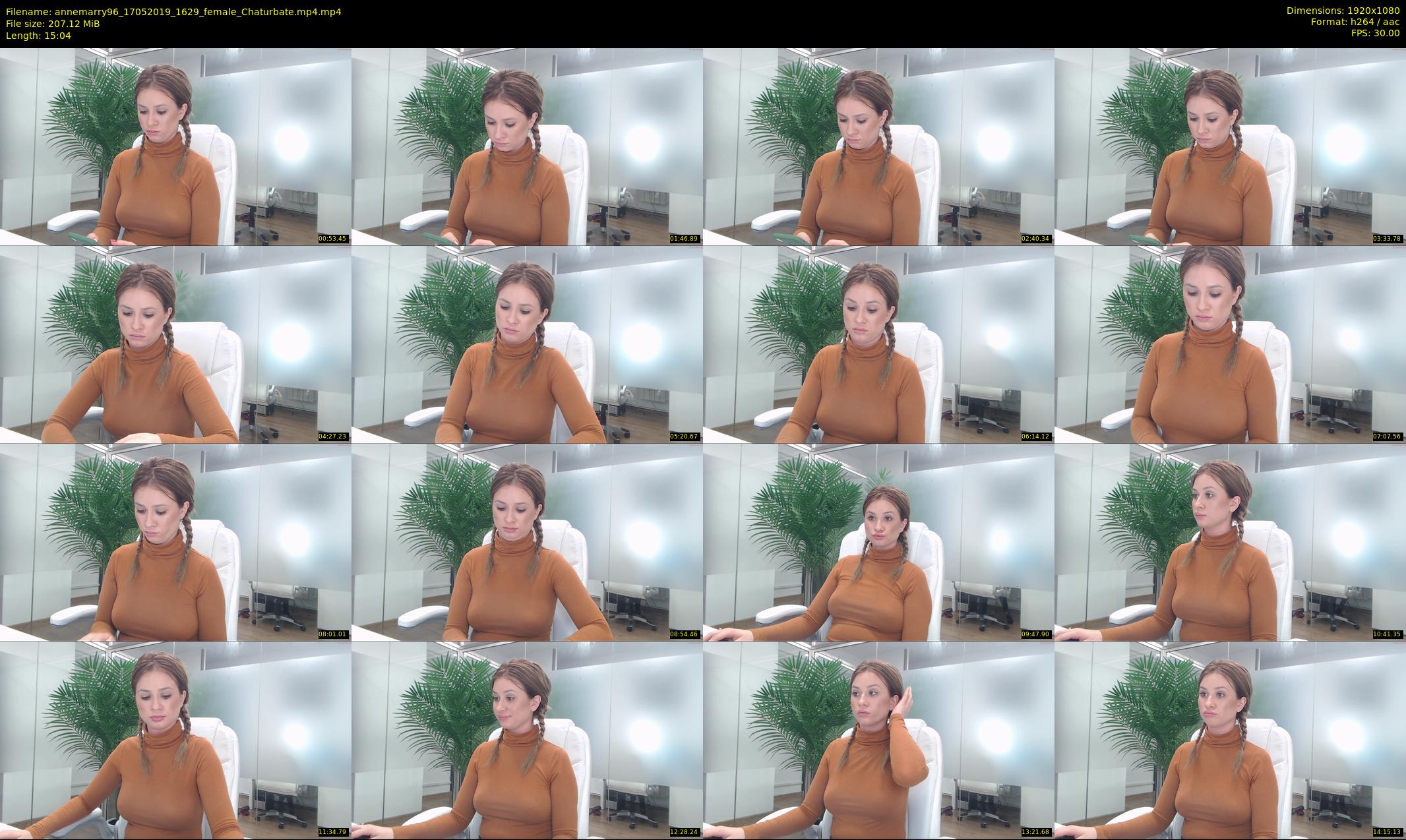 annemarry96 — 16 minute Chaturbate female cam show recording, 1080p, May 17, 2019