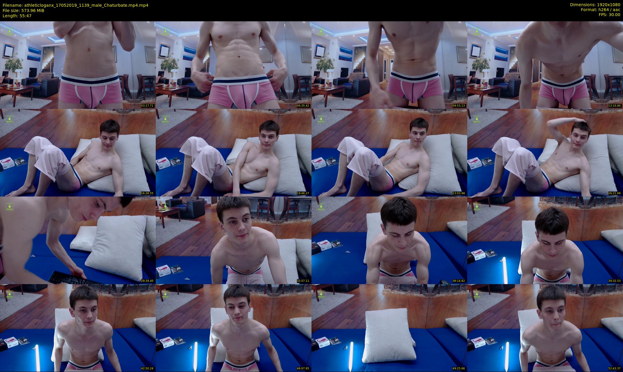 athleticloganx — 56 minute Chaturbate male cam show recording, 1080p, May 17, 2019