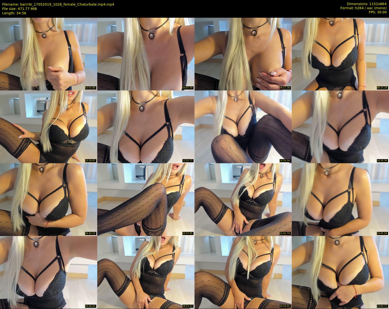 barrrbi — 35 minute Chaturbate female cam show recording, 720p, May 17, 2019