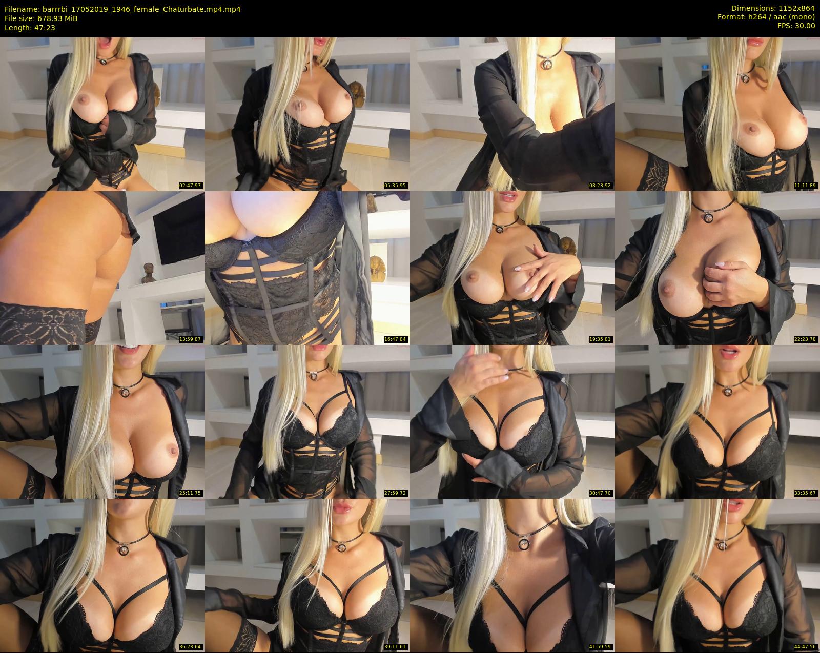 barrrbi — 48 minute Chaturbate female cam show recording, 720p, May 17, 2019