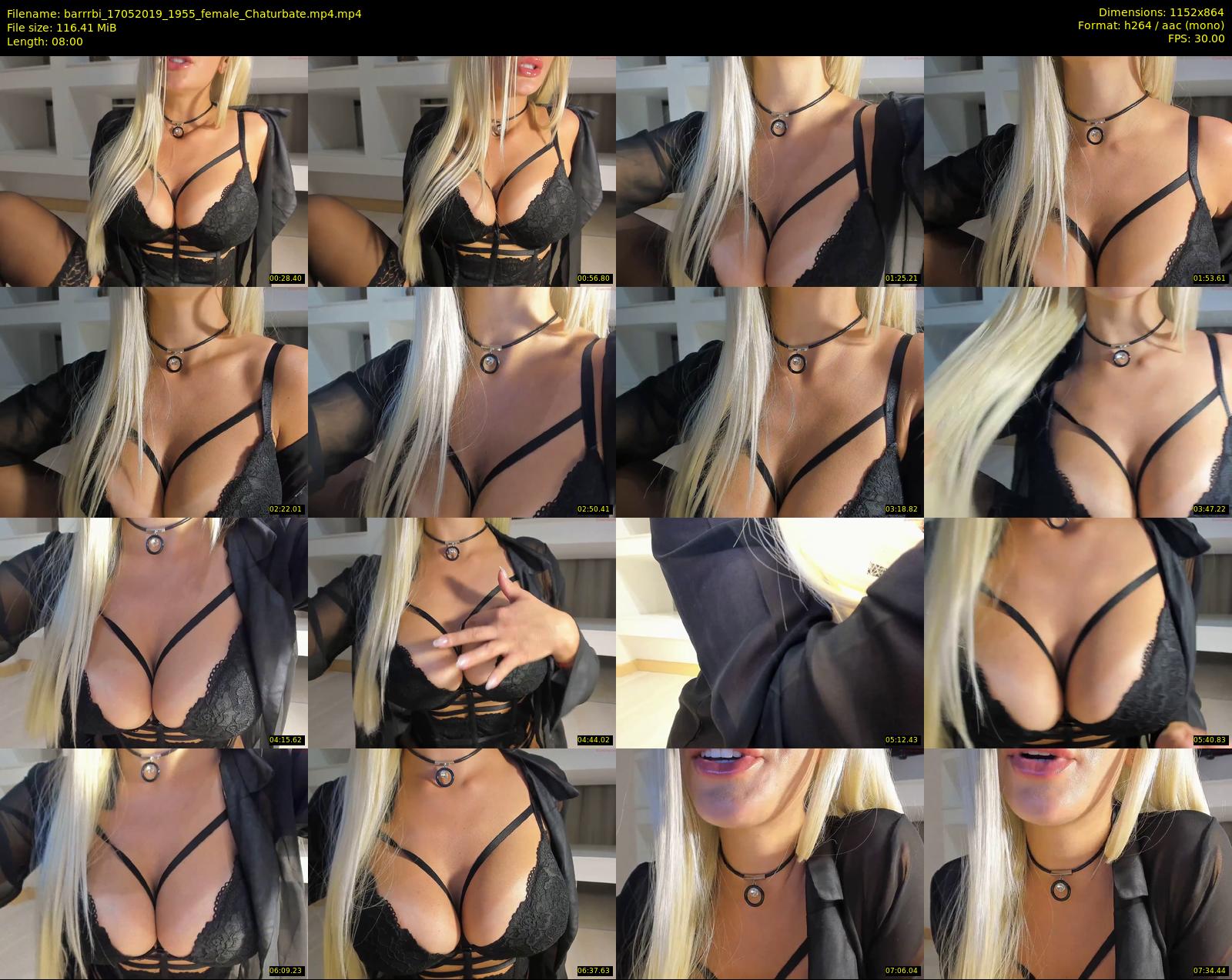 barrrbi — 8 minute Chaturbate female cam show recording, 720p, May 17, 2019