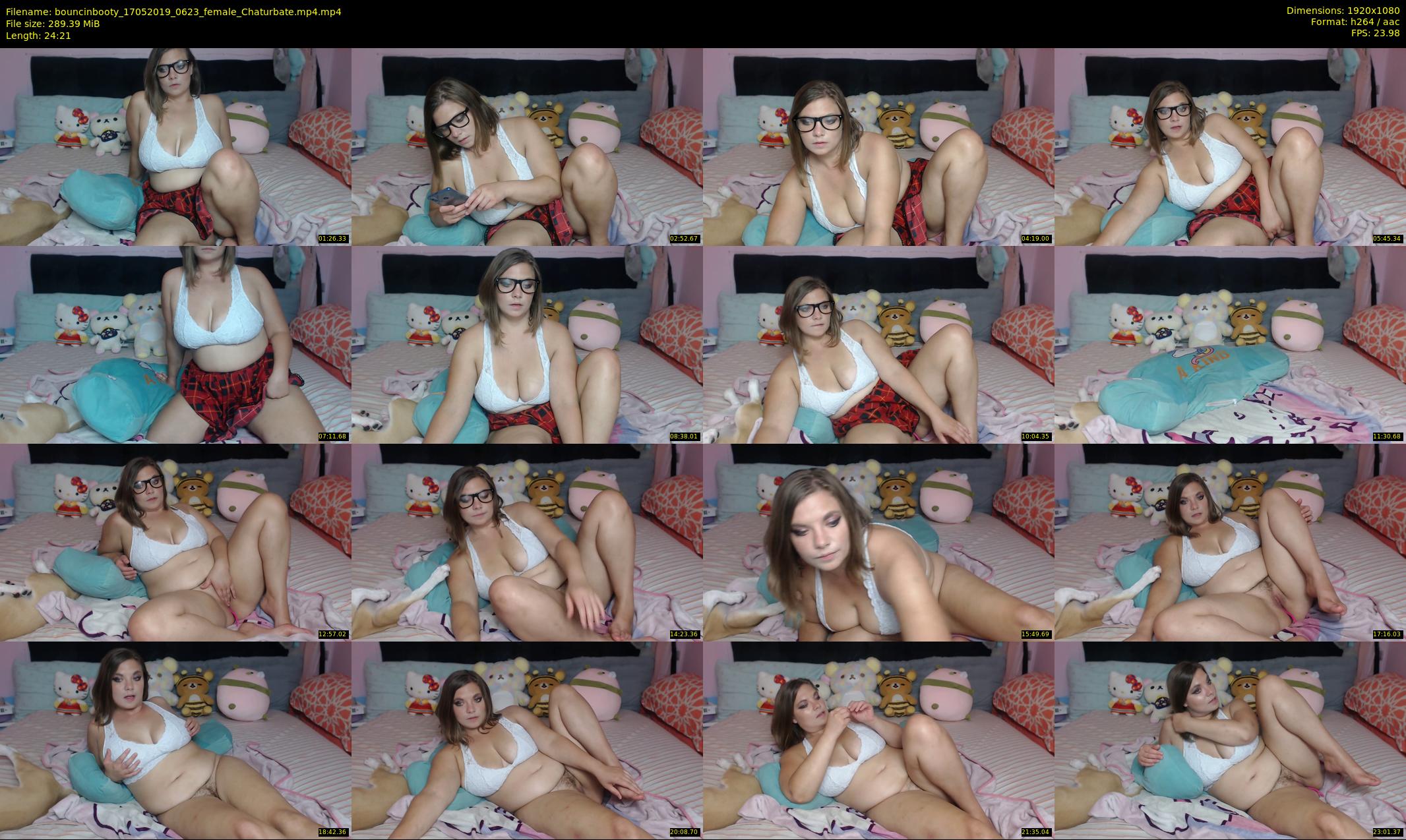 bouncinbooty — 25 minute Chaturbate female cam show recording, 1080p, May 17, 2019