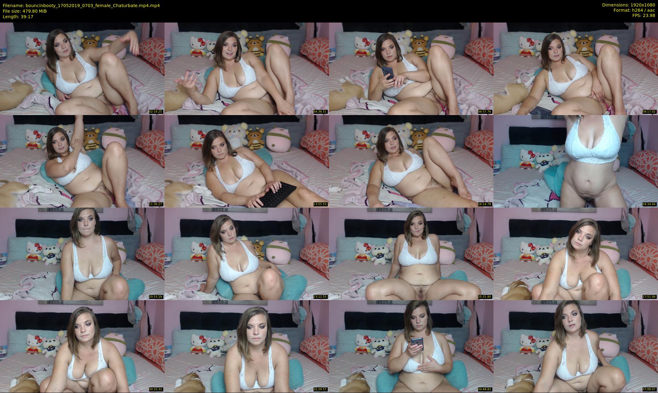 bouncinbooty — 40 minute Chaturbate female cam show recording, 1080p, May 17, 2019