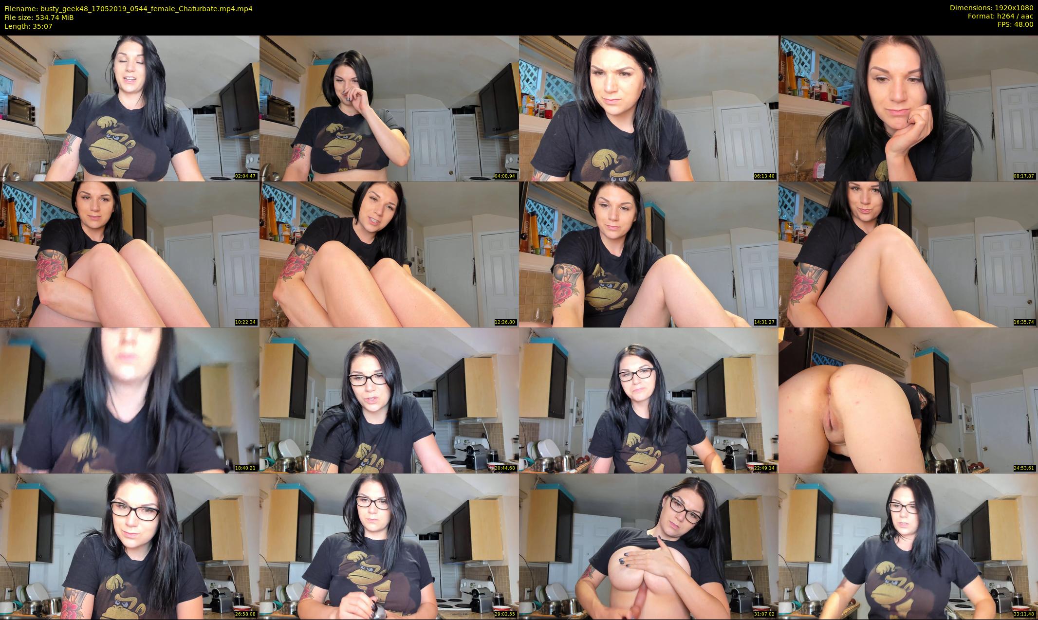 busty_geek48 — 36 minute Chaturbate female cam show recording, 1080p, May 17, 2019