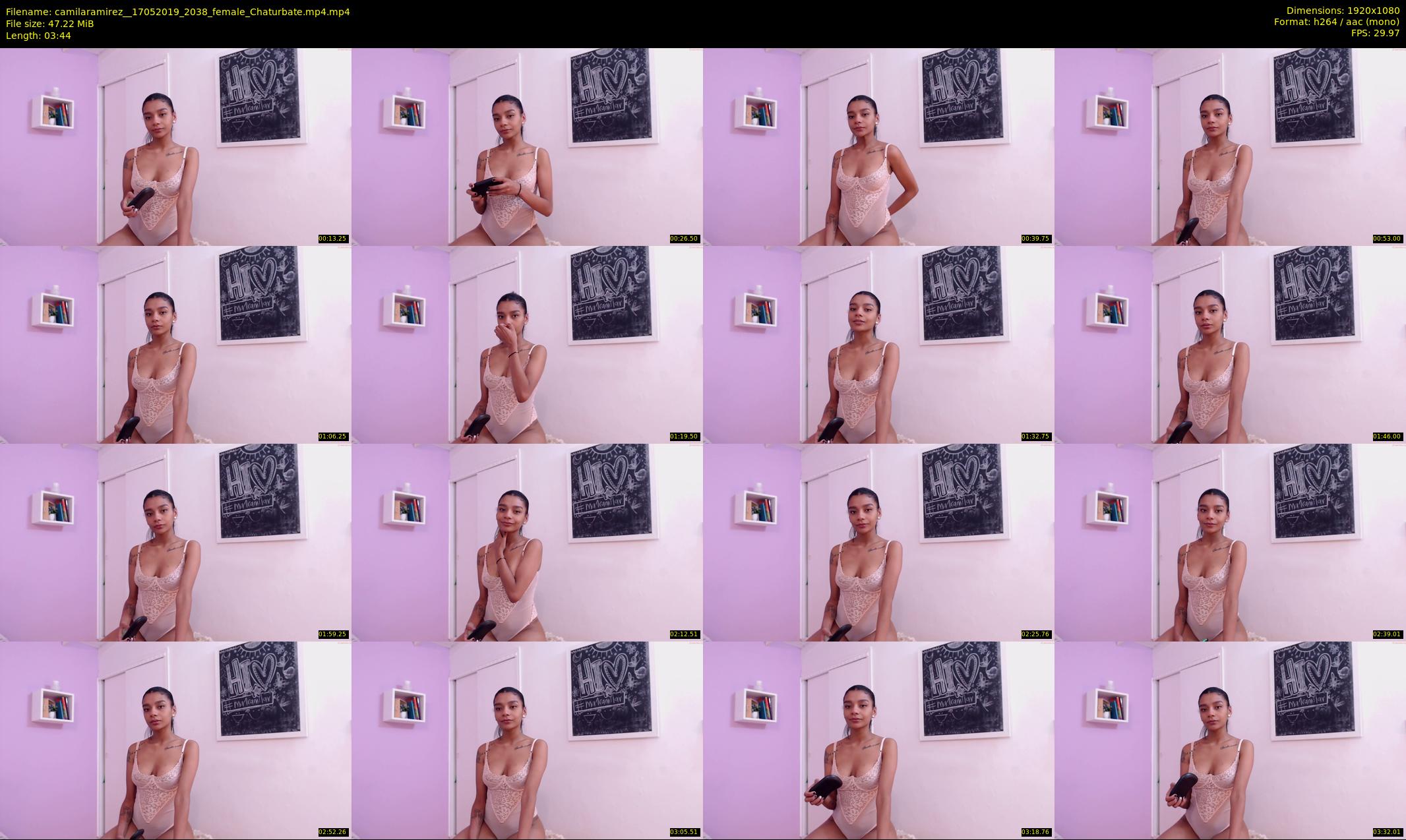 camilaramirez_ — 4 minute Chaturbate female cam show recording, 1080p, May 17, 2019