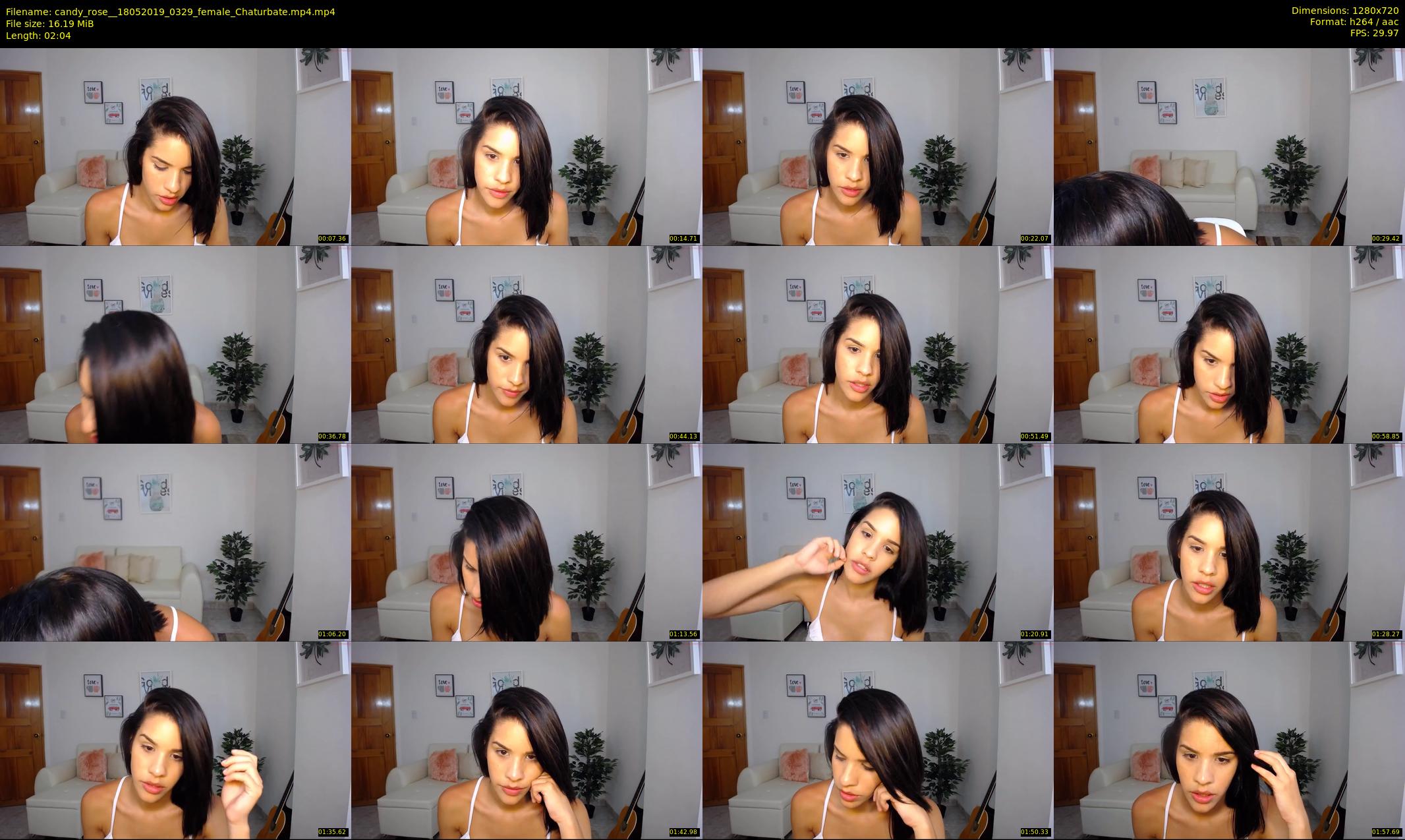 candy_rose_ — 3 minute Chaturbate female cam show recording, 720p, May 18, 2019