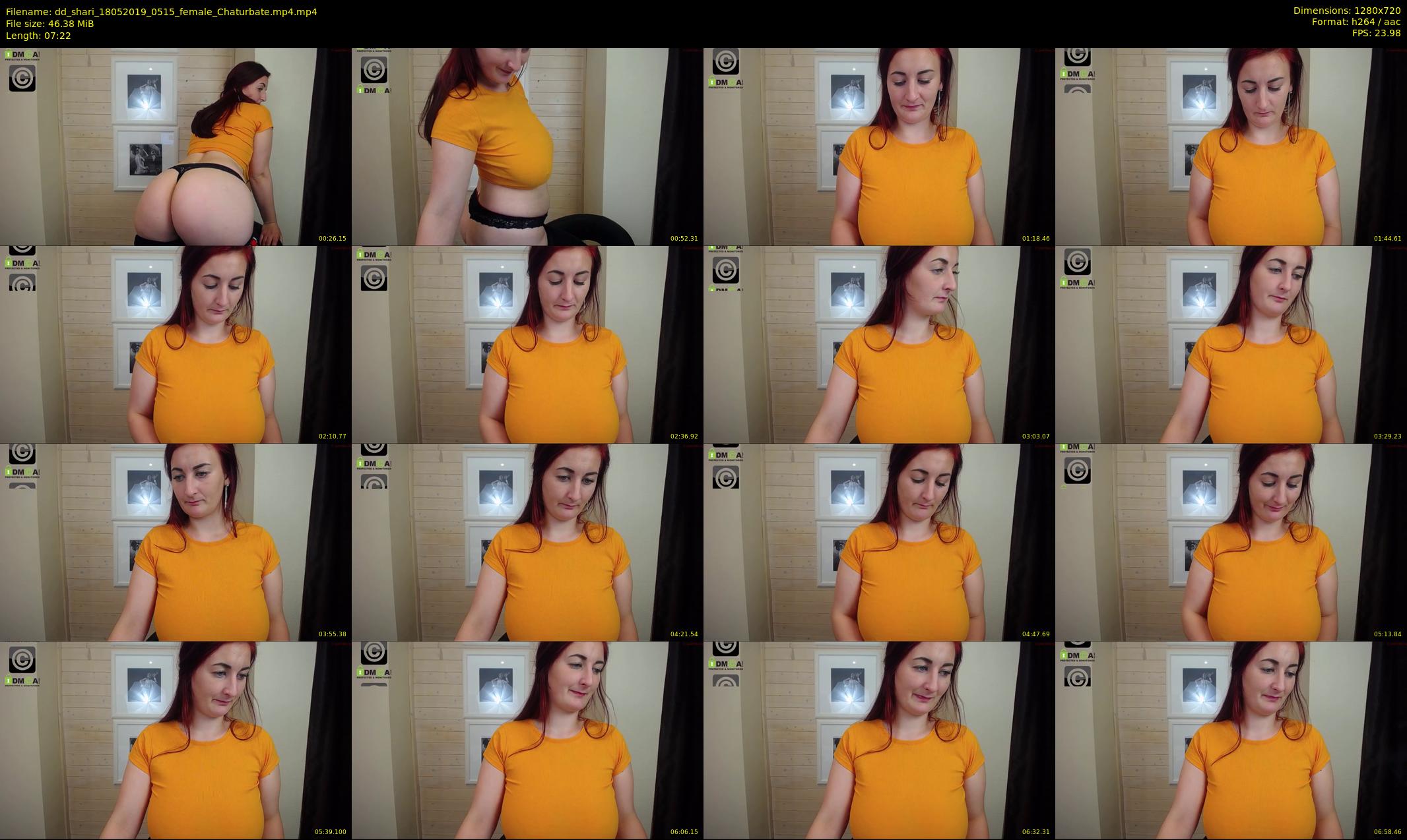 dd_shari — 8 minute Chaturbate female cam show recording, 720p, May 18, 2019