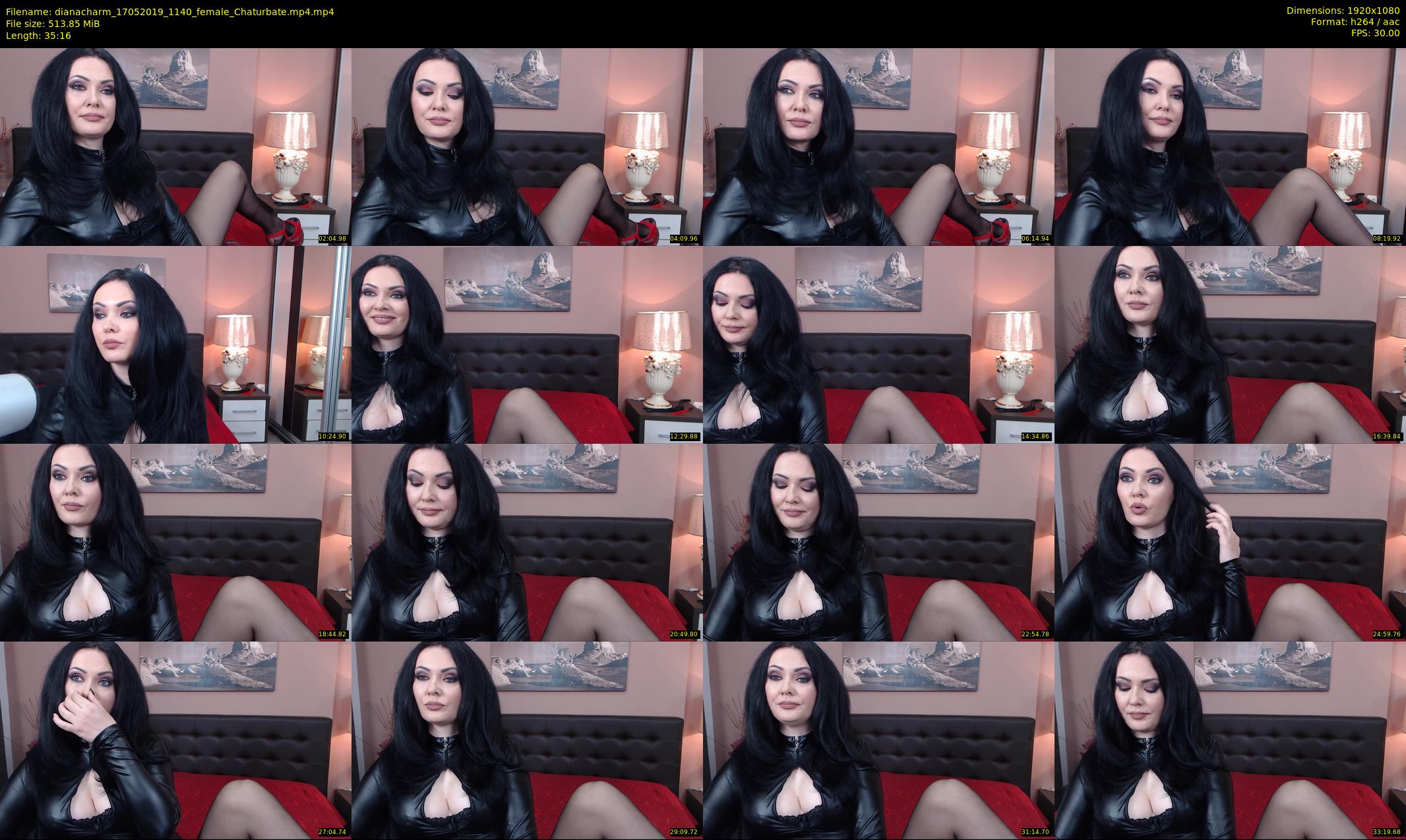 dianacharm — 36 minute Chaturbate female cam show recording, 1080p, May 17, 2019