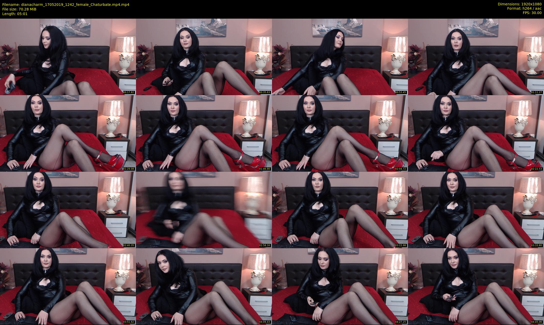dianacharm — 6 minute Chaturbate female cam show recording, 1080p, May 17, 2019