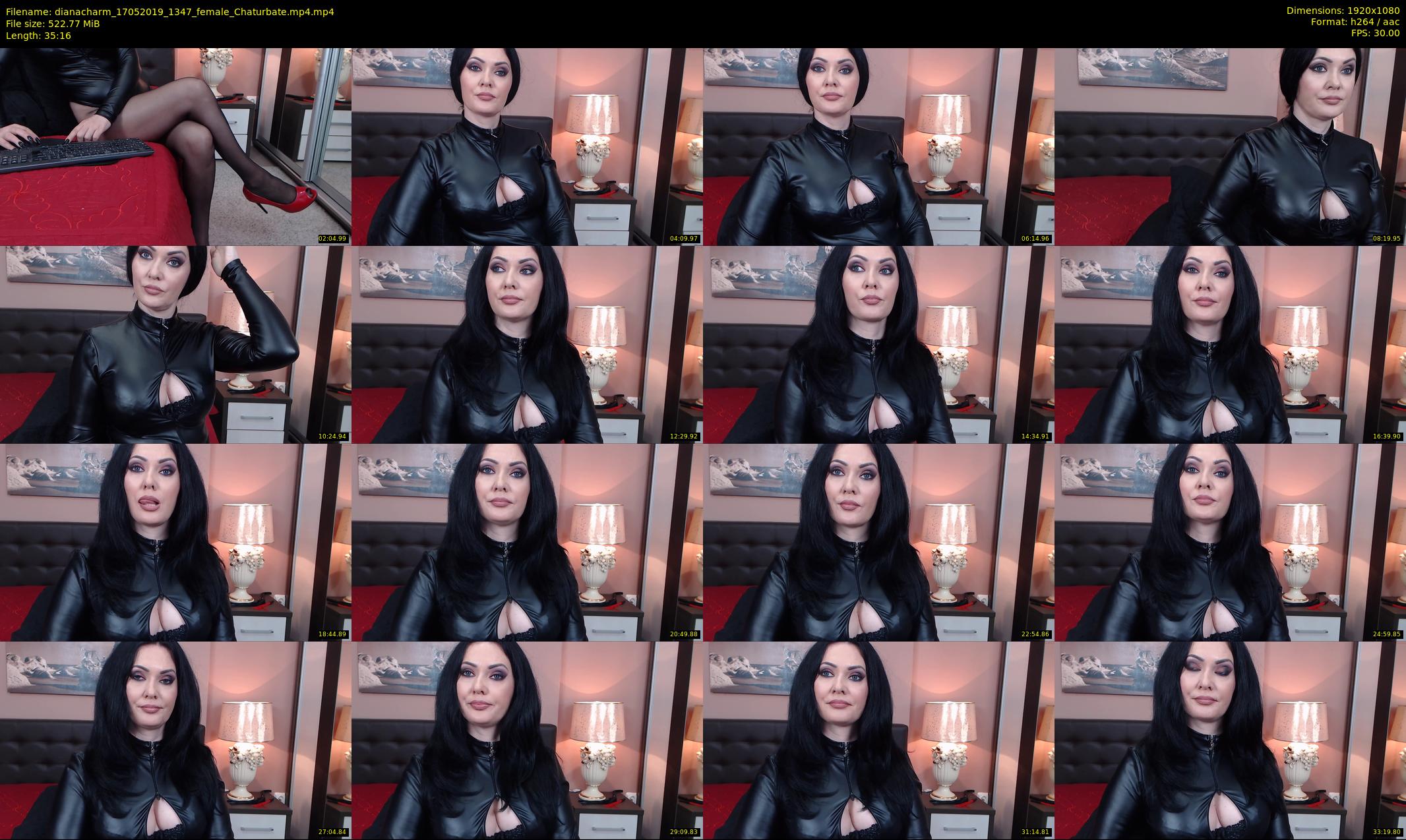 dianacharm — 36 minute Chaturbate female cam show recording, 1080p, May 17, 2019