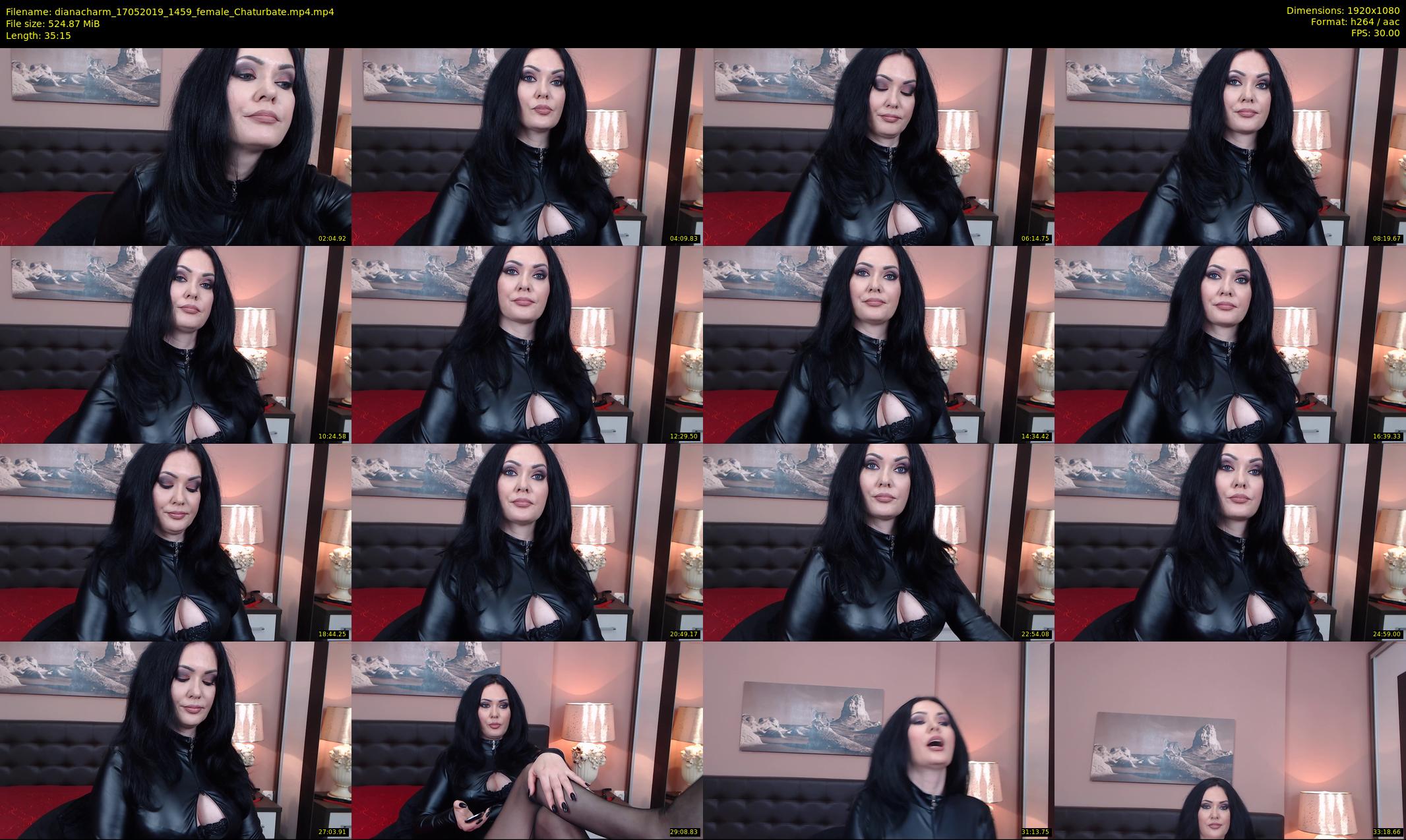 dianacharm — 36 minute Chaturbate female cam show recording, 1080p, May 17, 2019
