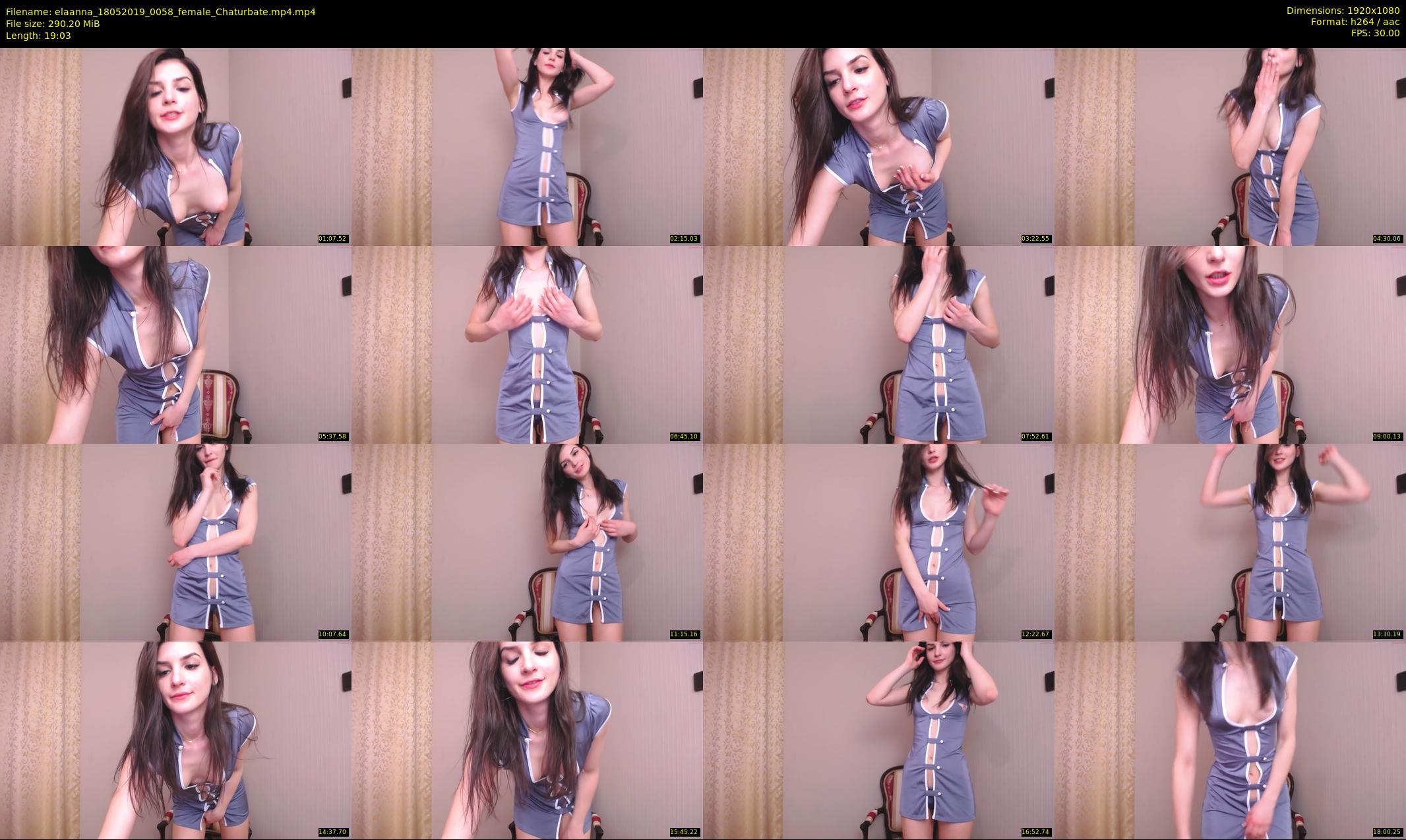 elaanna — 20 minute Chaturbate female cam show recording, 1080p, May 18, 2019