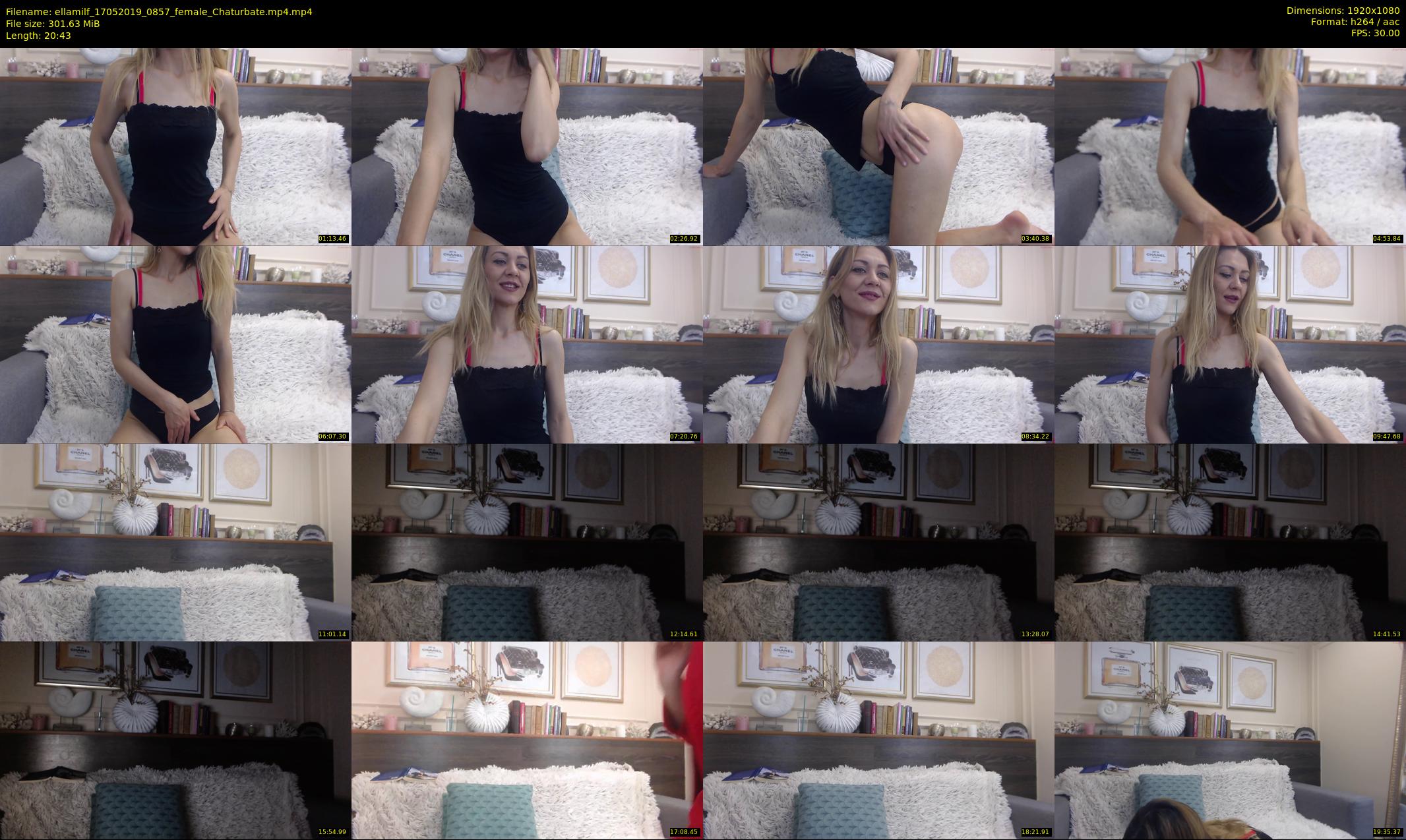 ellamilf — 21 minute Chaturbate female cam show recording, 1080p, May 17, 2019