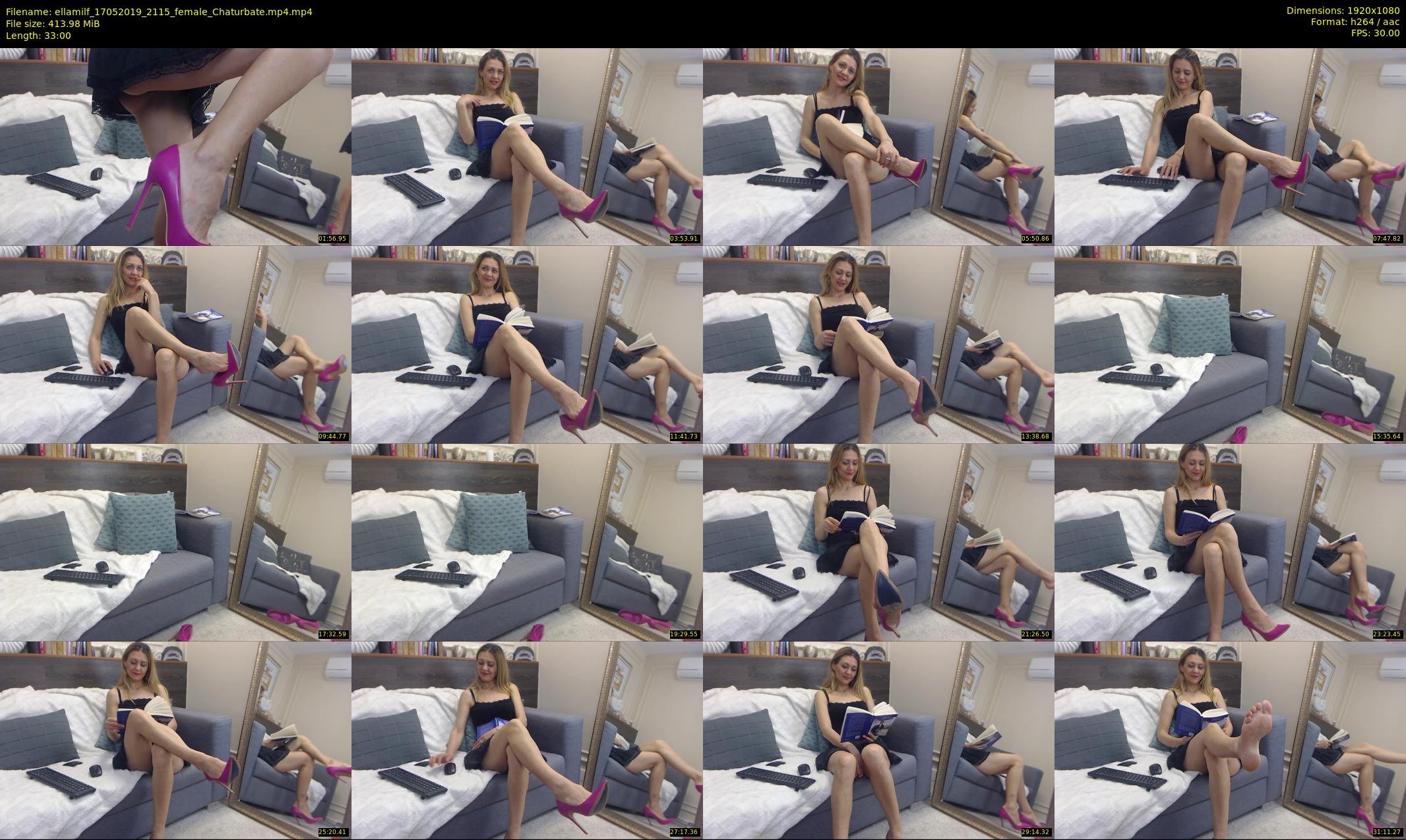 ellamilf — 33 minute Chaturbate female cam show recording, 1080p, May 17, 2019