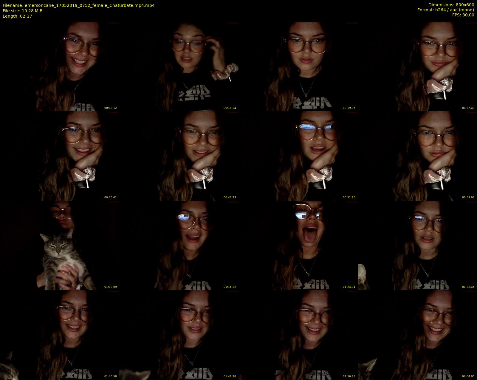 emersoncane — 3 minute Chaturbate female cam show recording, 480p, May 17, 2019