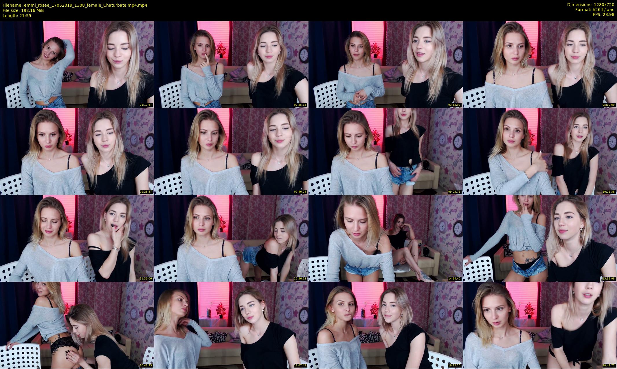 emmi_rosee — 22 minute Chaturbate female cam show recording, 720p, May 17, 2019