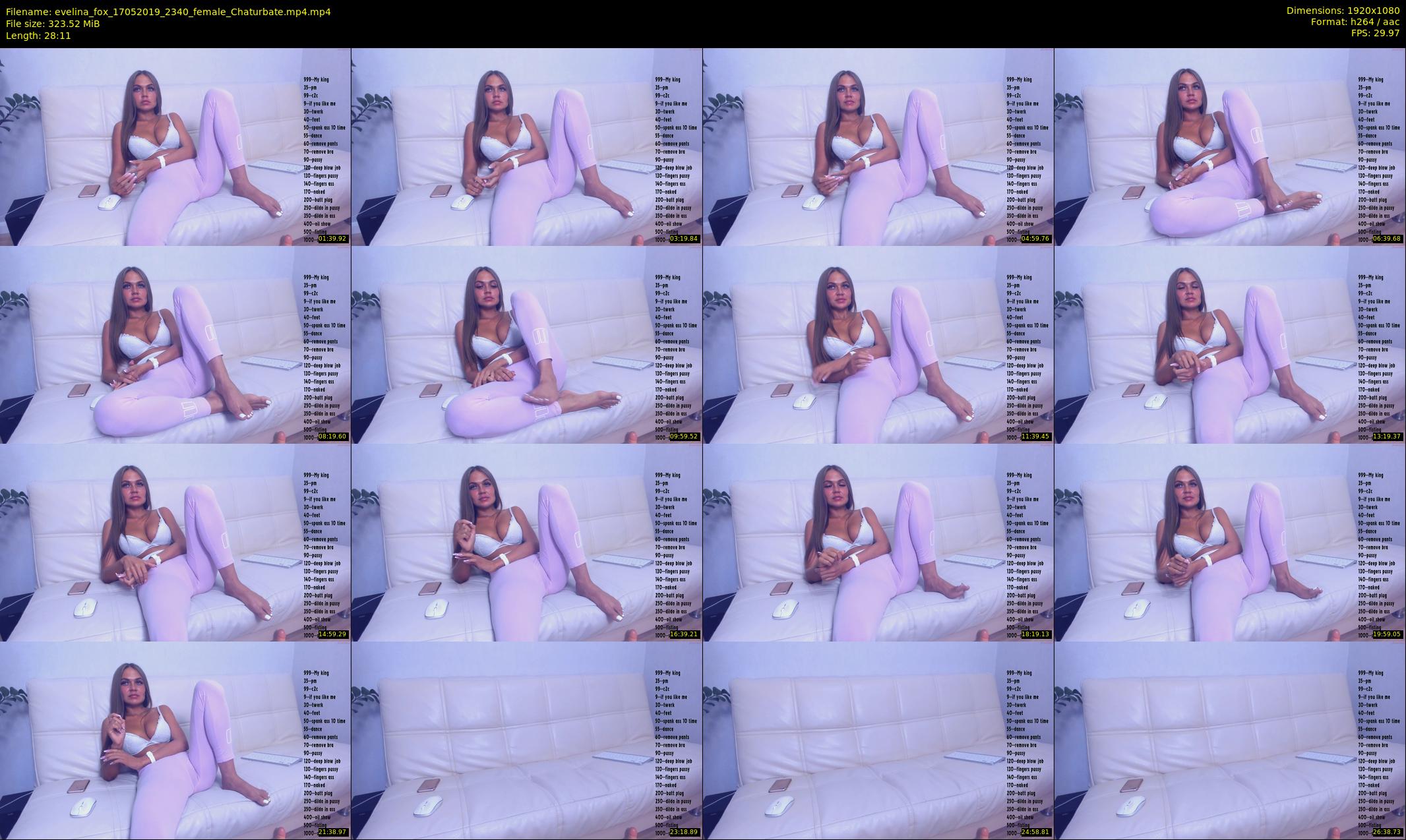 evelina_fox — 29 minute Chaturbate female cam show recording, 1080p, May 17, 2019