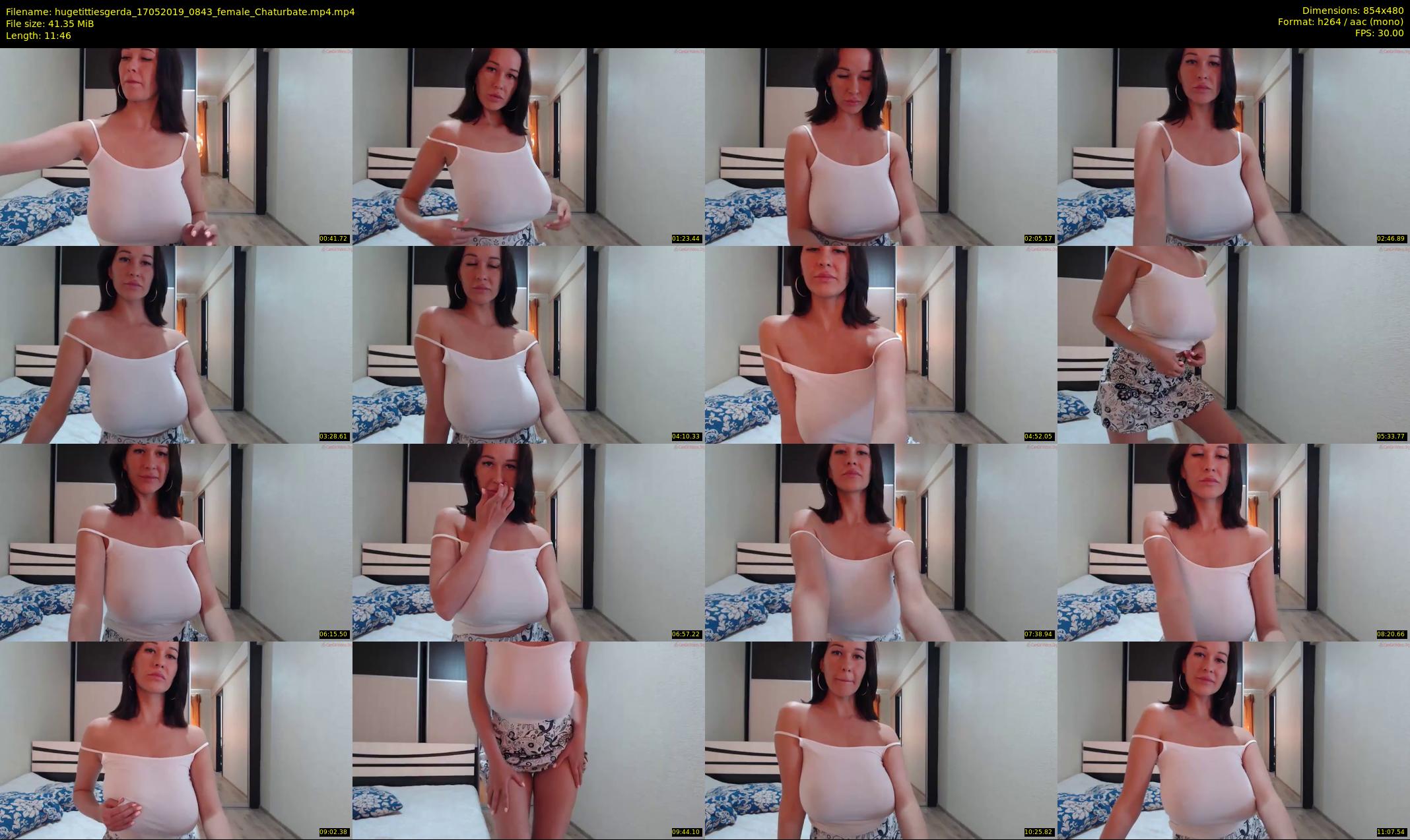 hugetittiesgerda — 12 minute Chaturbate female cam show recording, 480p, May 17, 2019