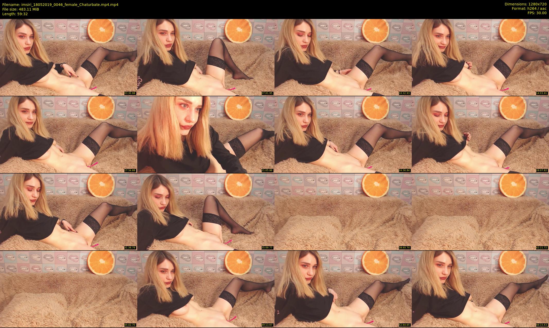 imsiri — 60 minute Chaturbate female cam show recording, 720p, May 18, 2019