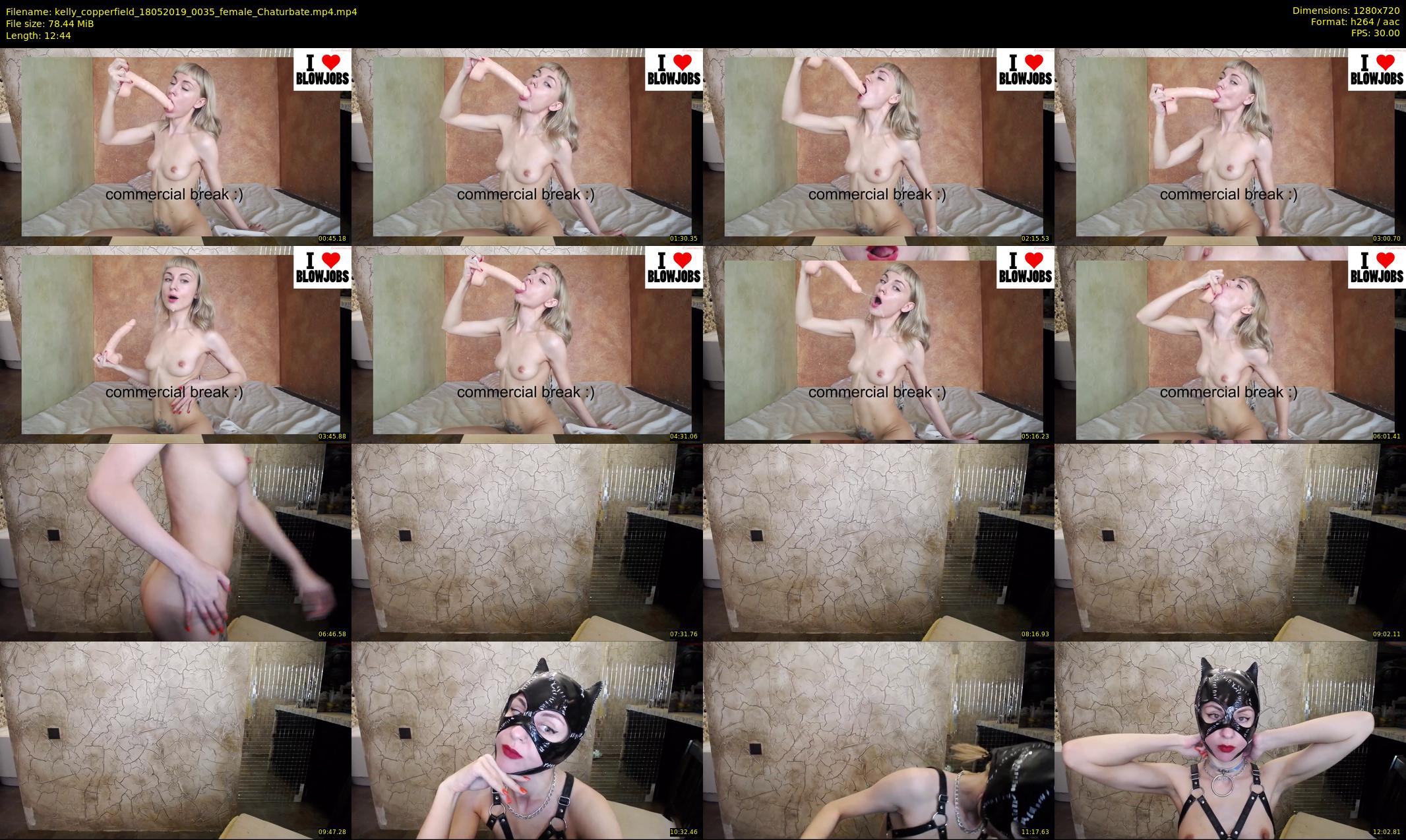 kelly_copperfield — 13 minute Chaturbate female cam show recording, 720p, May 18, 2019