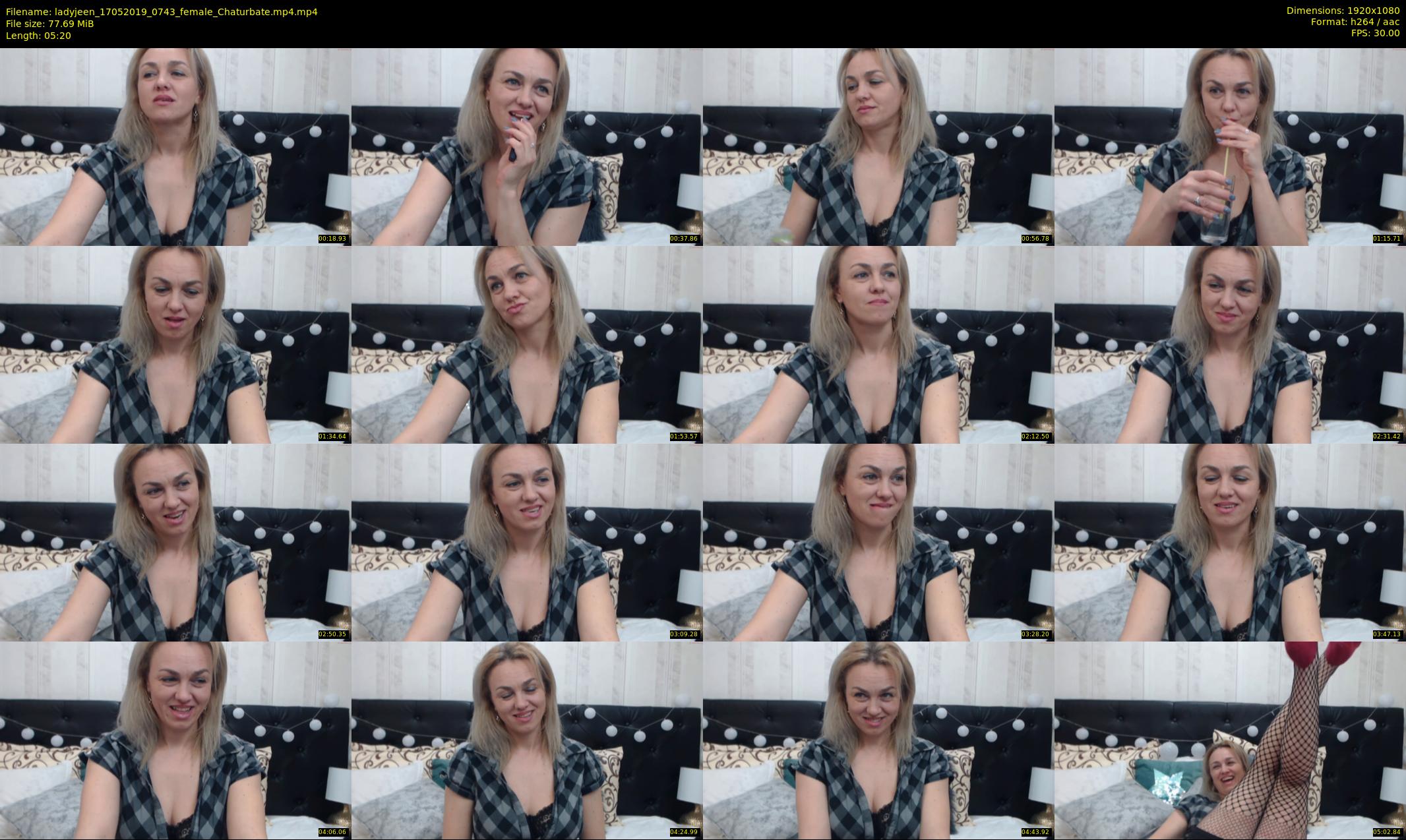 ladyjeen — 6 minute Chaturbate female cam show recording, 1080p, May 17, 2019