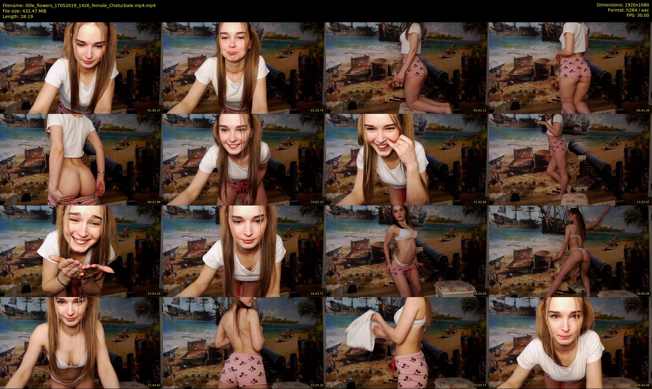 litlle_flowers — 29 minute Chaturbate female cam show recording, 1080p, May 17, 2019