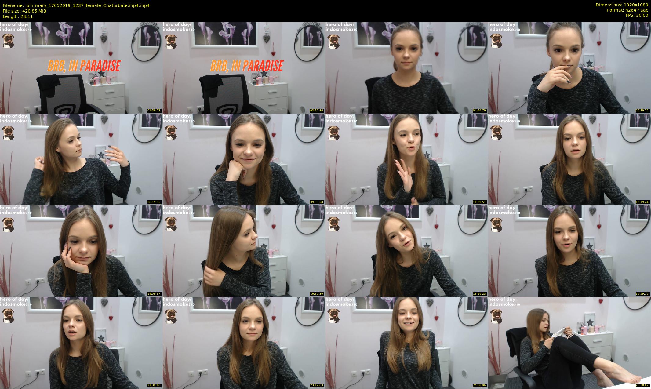 lolli_mary — 29 minute Chaturbate female cam show recording, 1080p, May 17, 2019